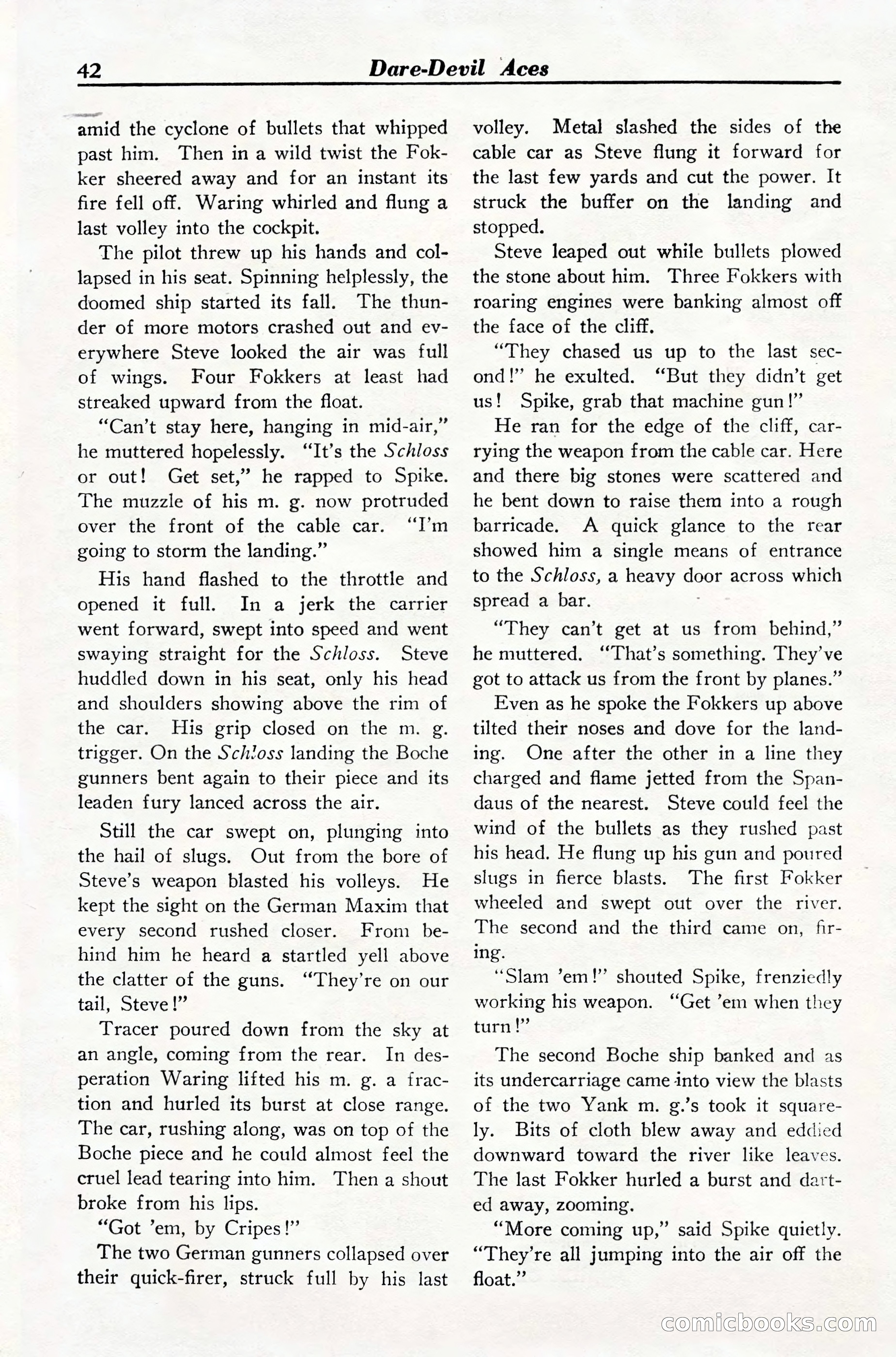 Dare-Devil Aces, March 1935 — page 44 of 132