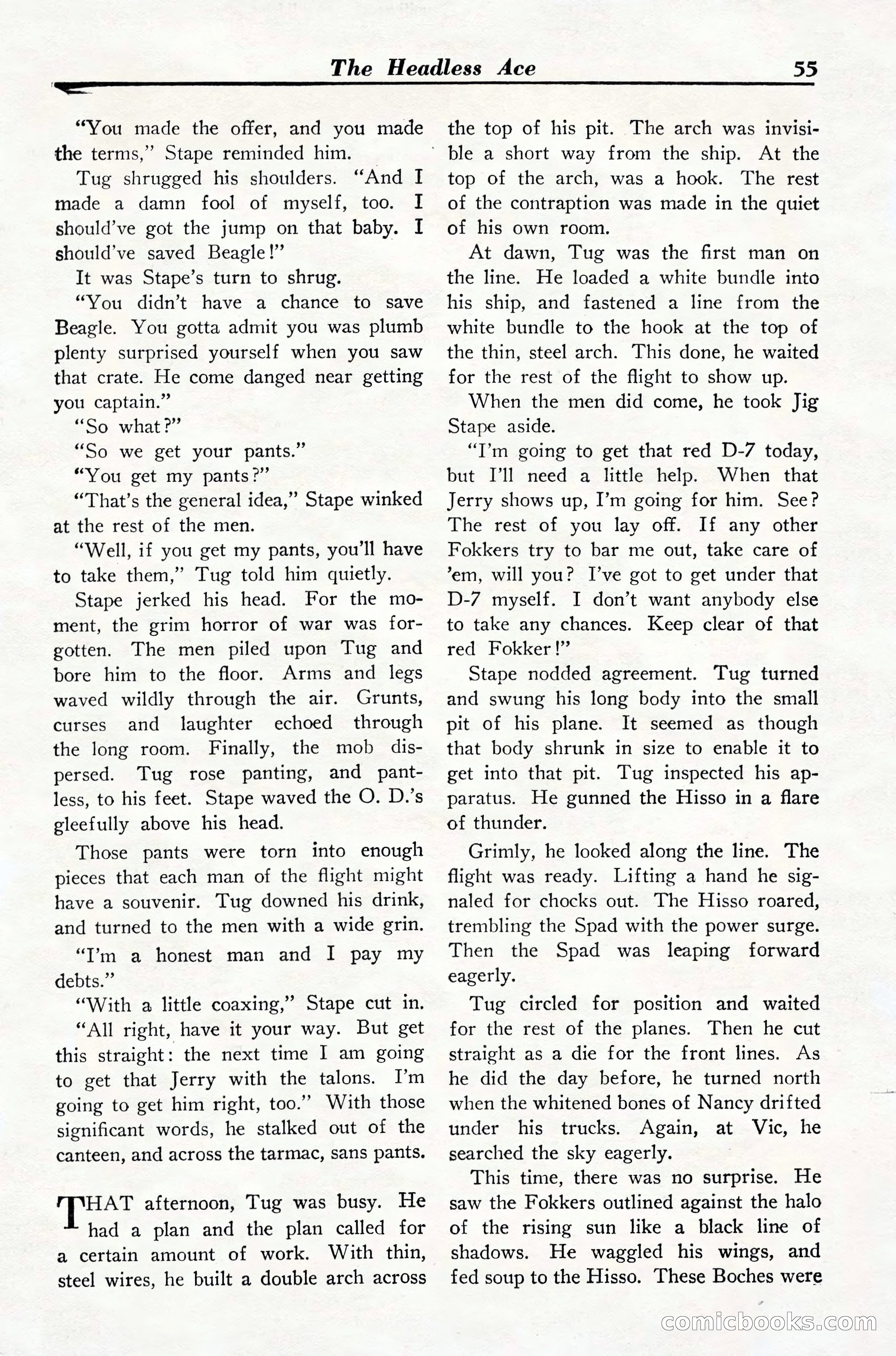 Dare-Devil Aces, March 1935 — page 57 of 132