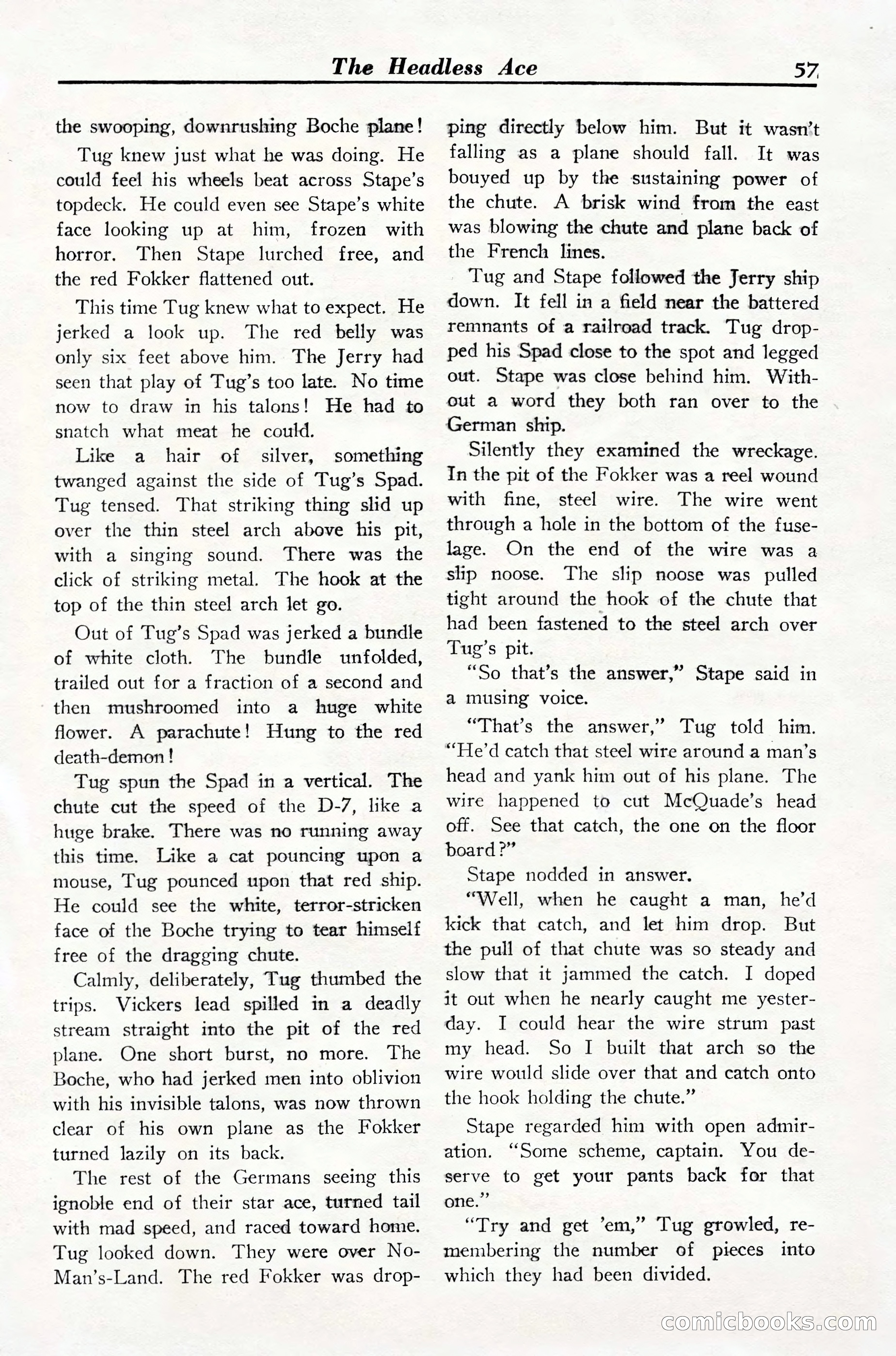 Dare-Devil Aces, March 1935 — page 59 of 132
