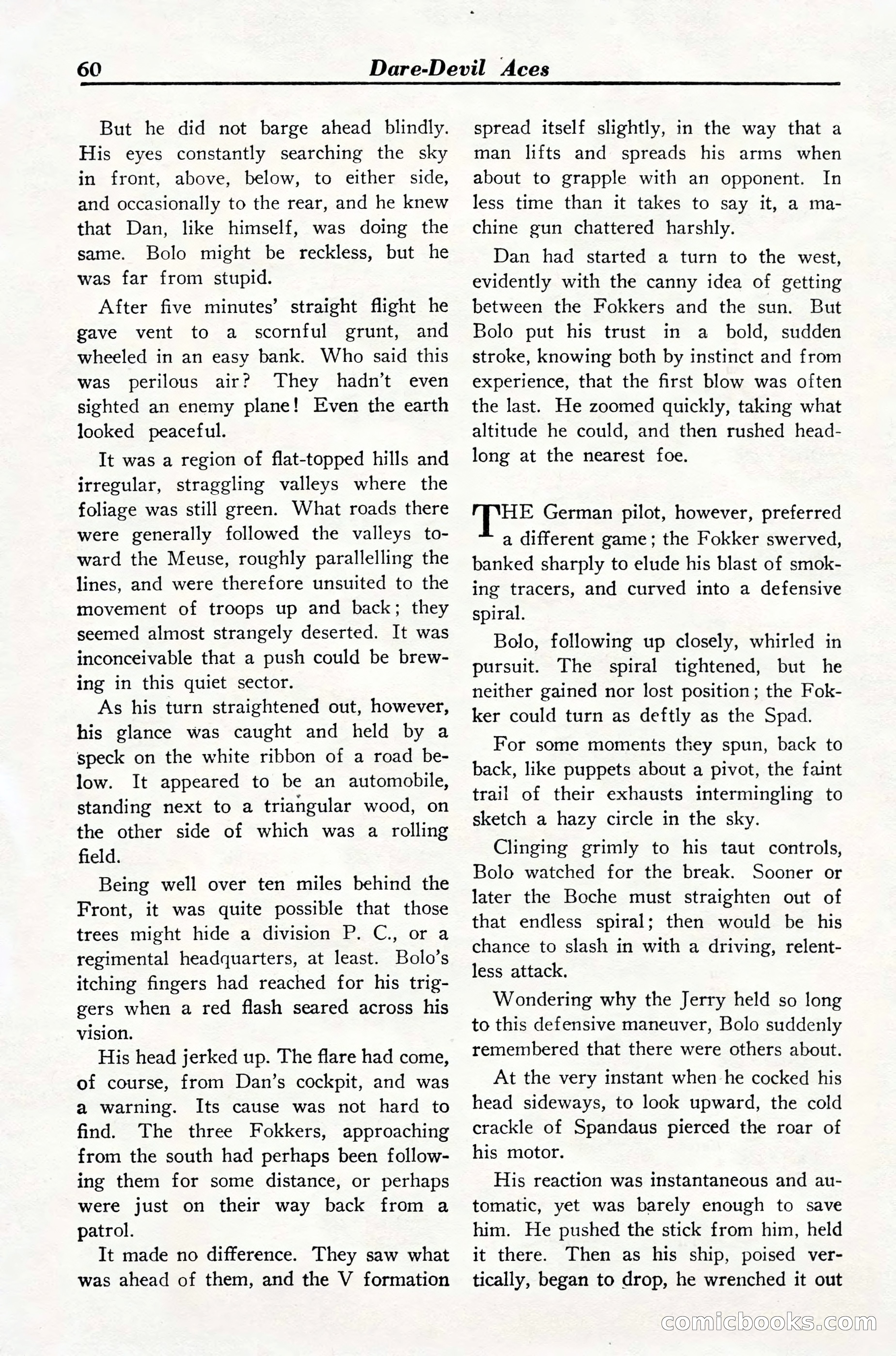 Dare-Devil Aces, March 1935 — page 62 of 132