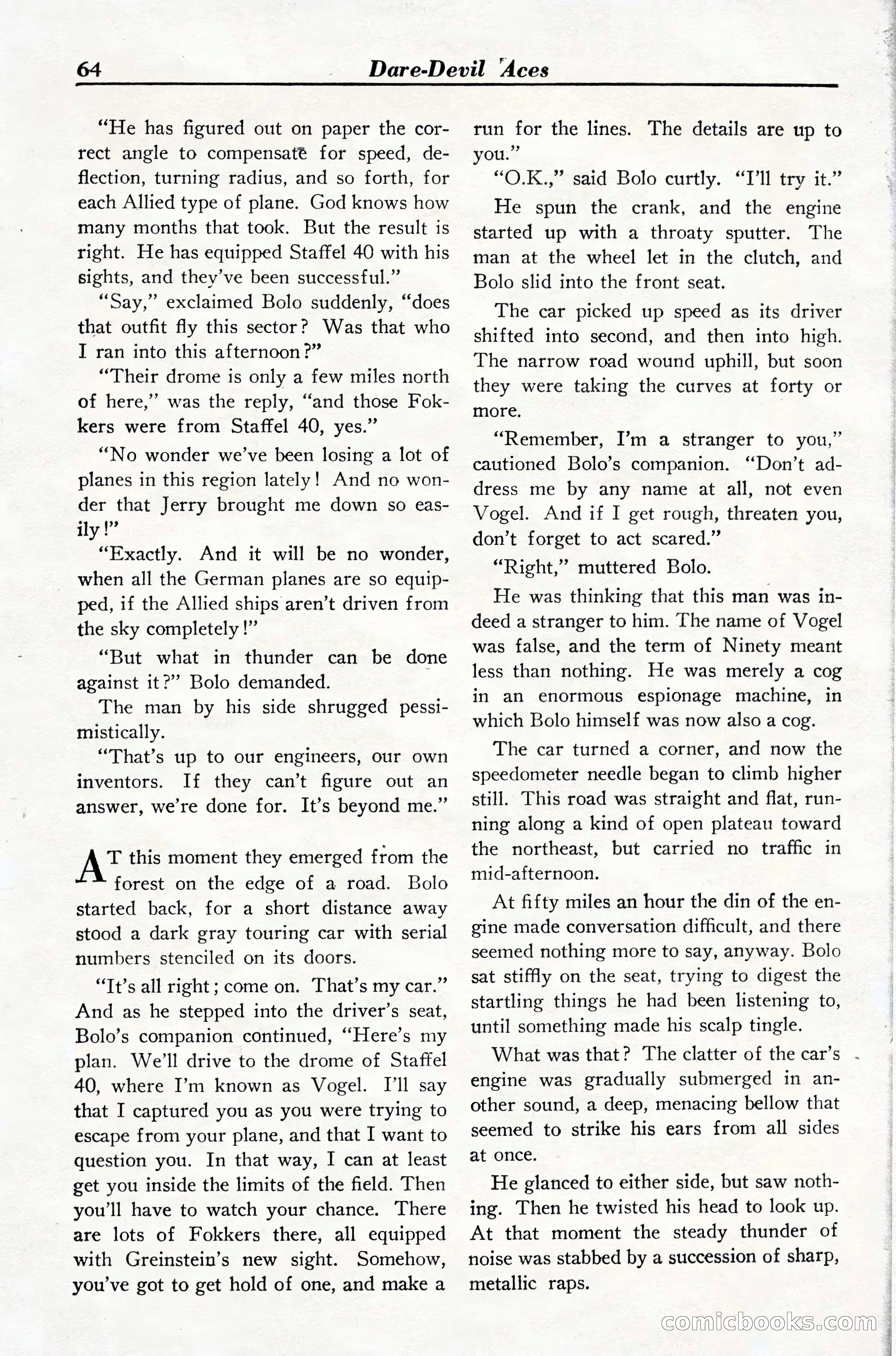 Dare-Devil Aces, March 1935 — page 66 of 132