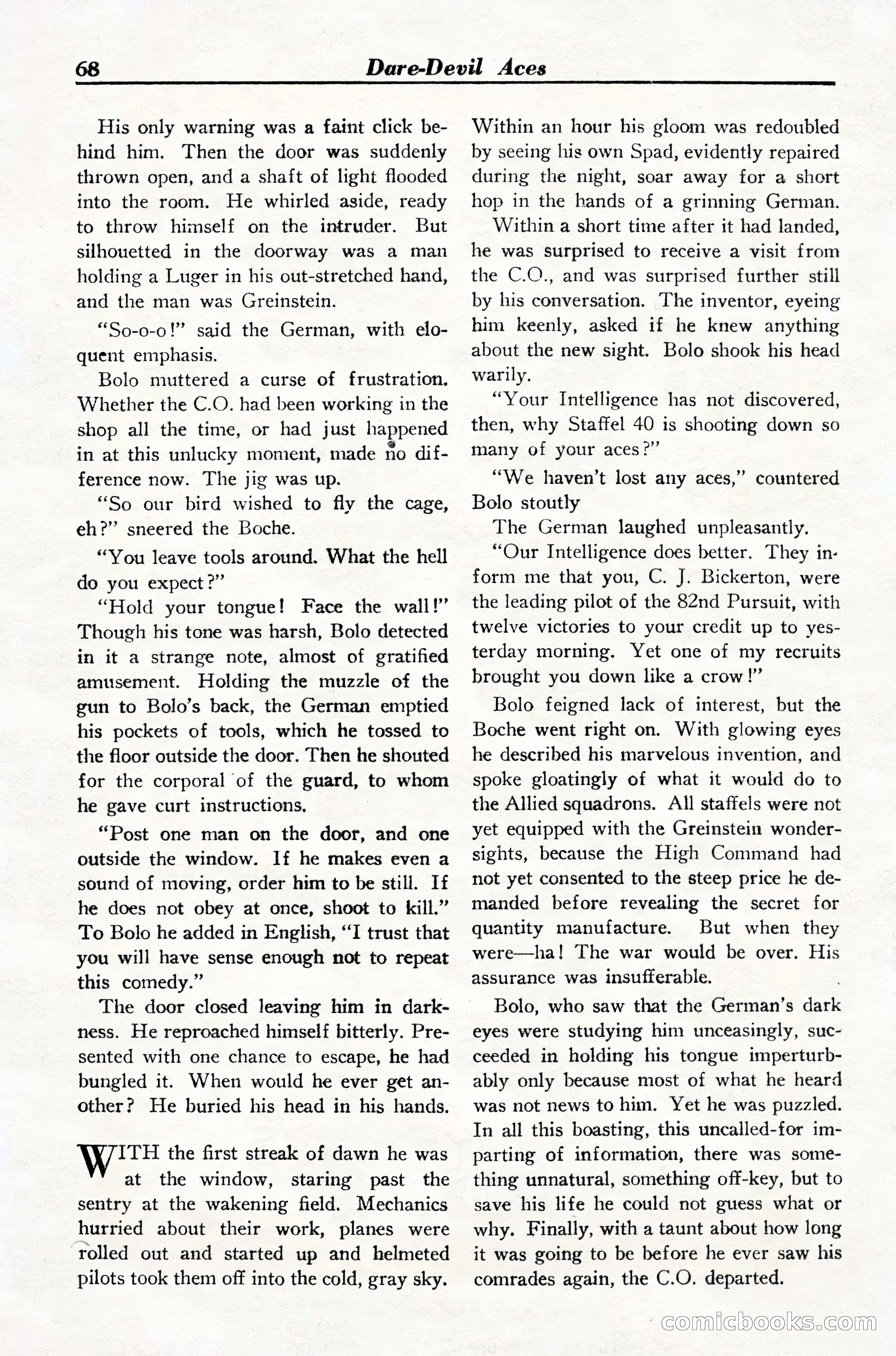 Dare-Devil Aces, March 1935 — page 70 of 132