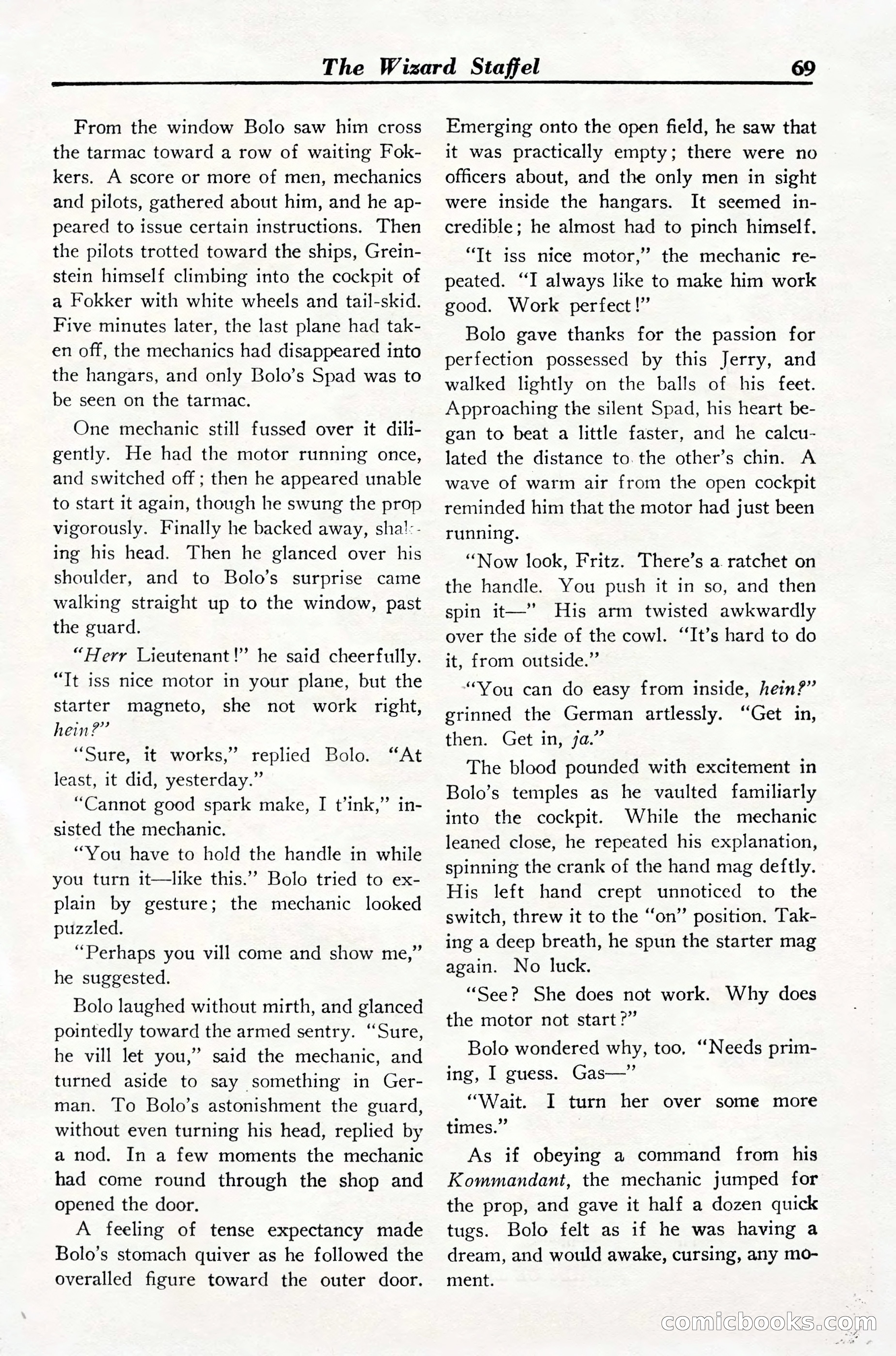 Dare-Devil Aces, March 1935 — page 71 of 132