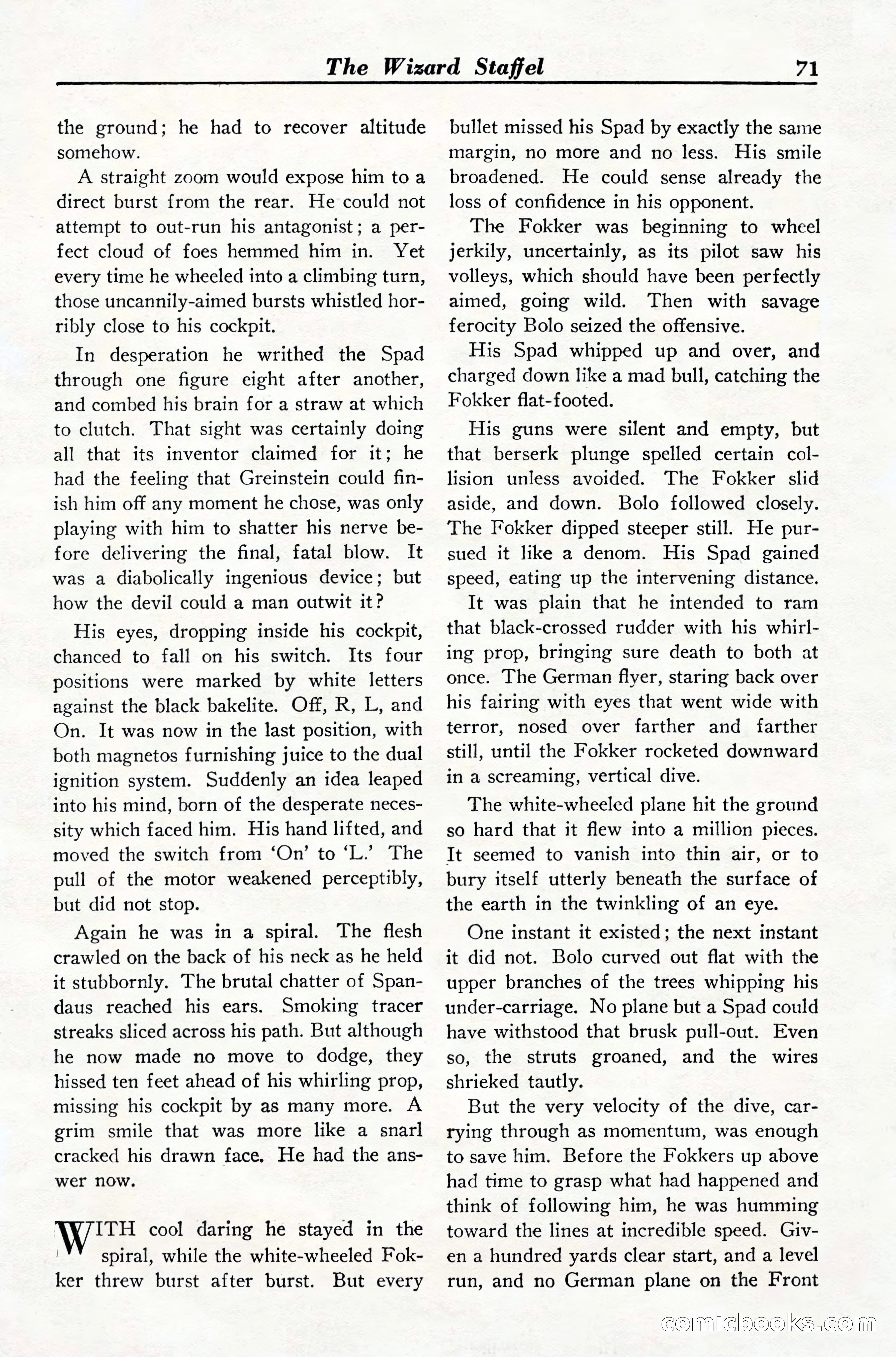 Dare-Devil Aces, March 1935 — page 73 of 132