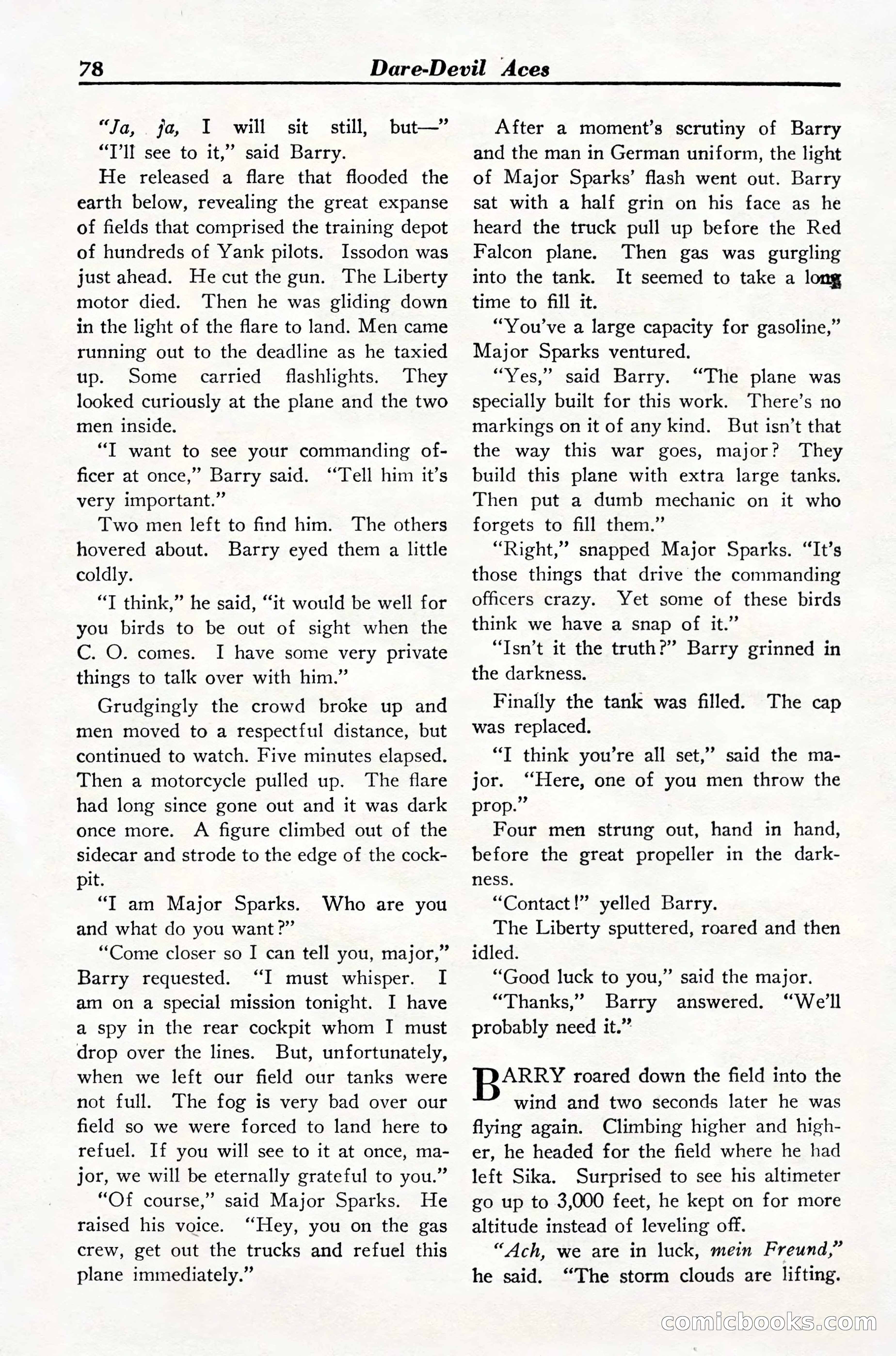 Dare-Devil Aces, March 1935 — page 80 of 132