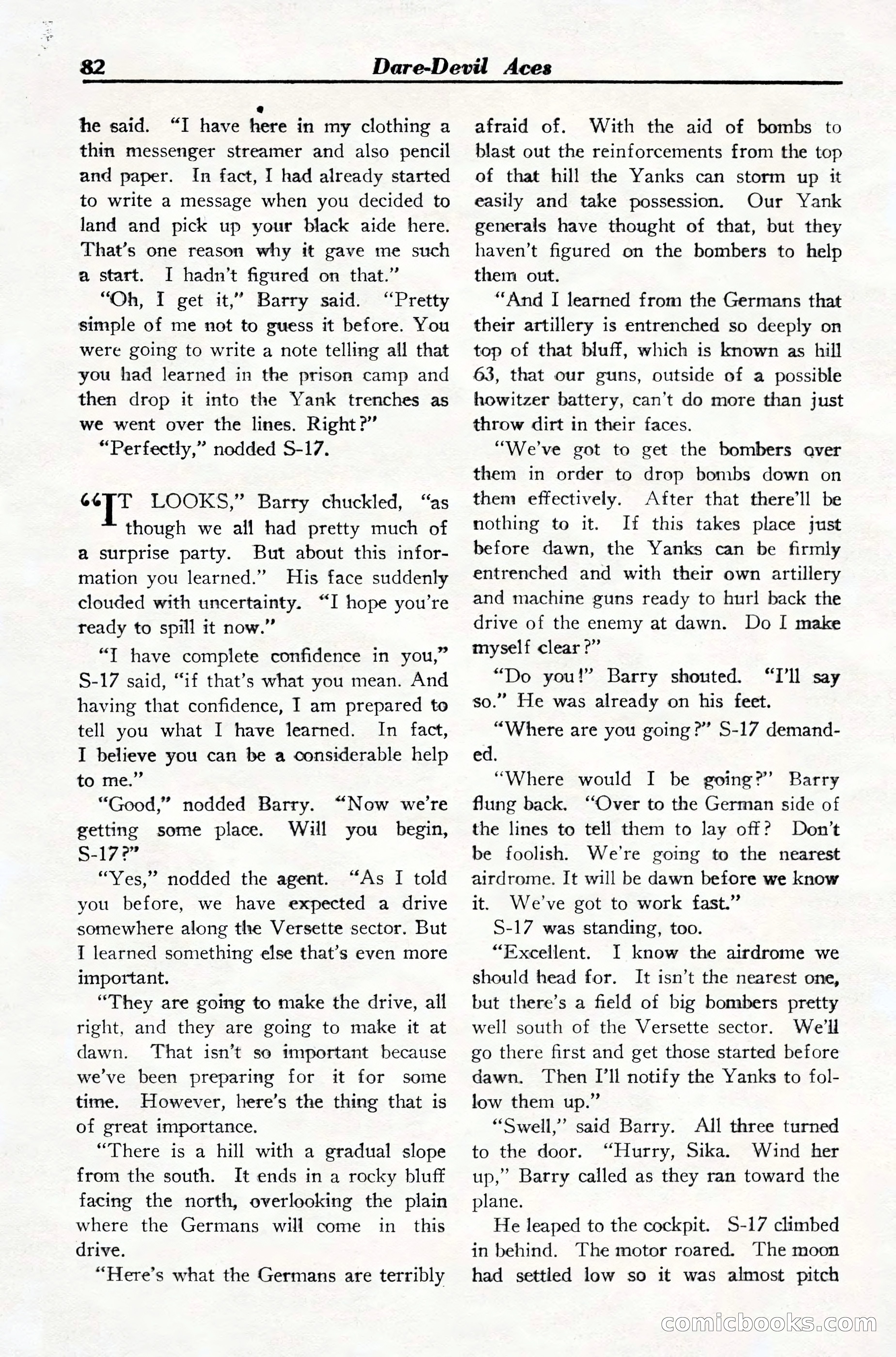 Dare-Devil Aces, March 1935 — page 84 of 132