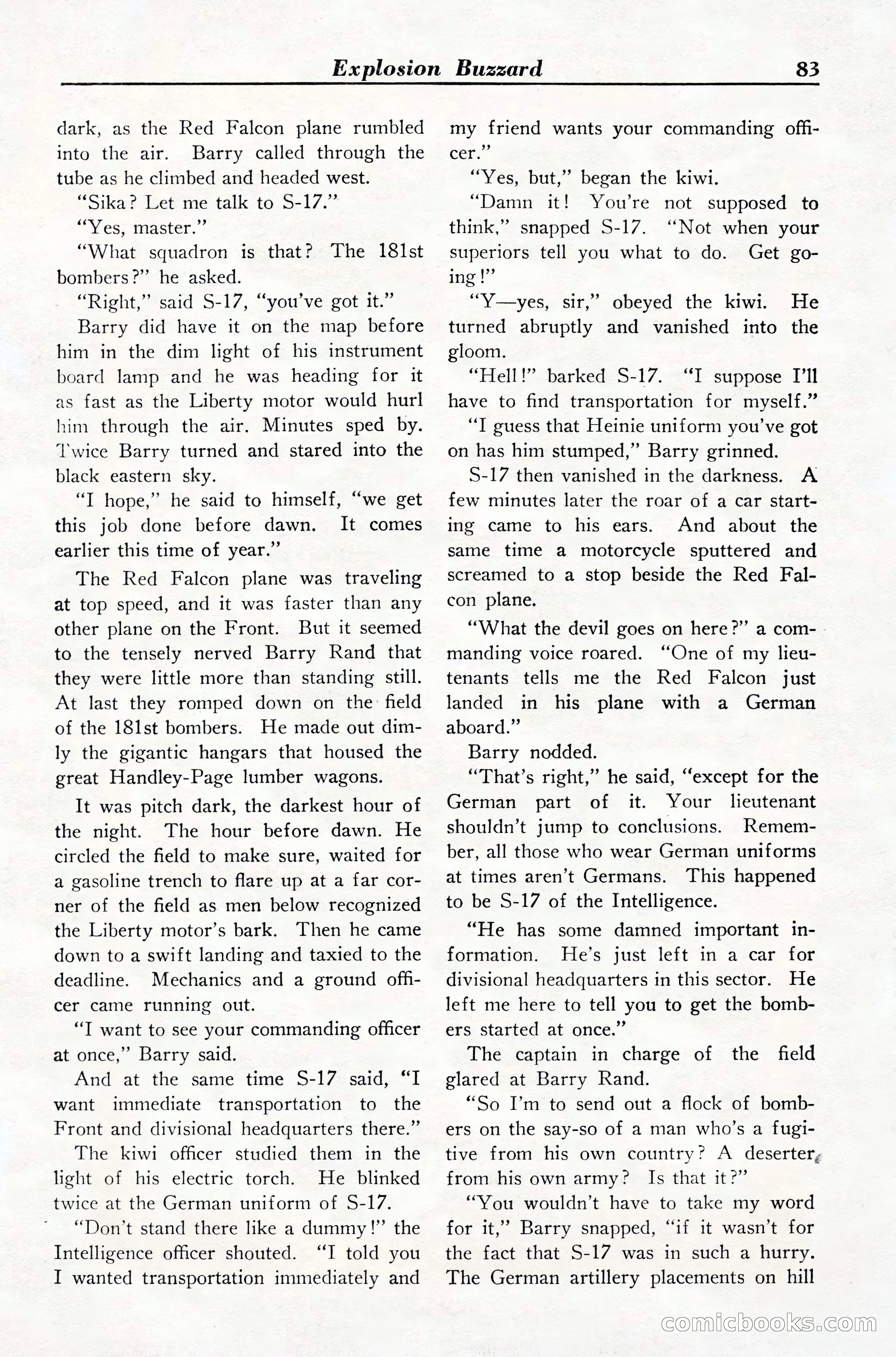 Dare-Devil Aces, March 1935 — page 85 of 132