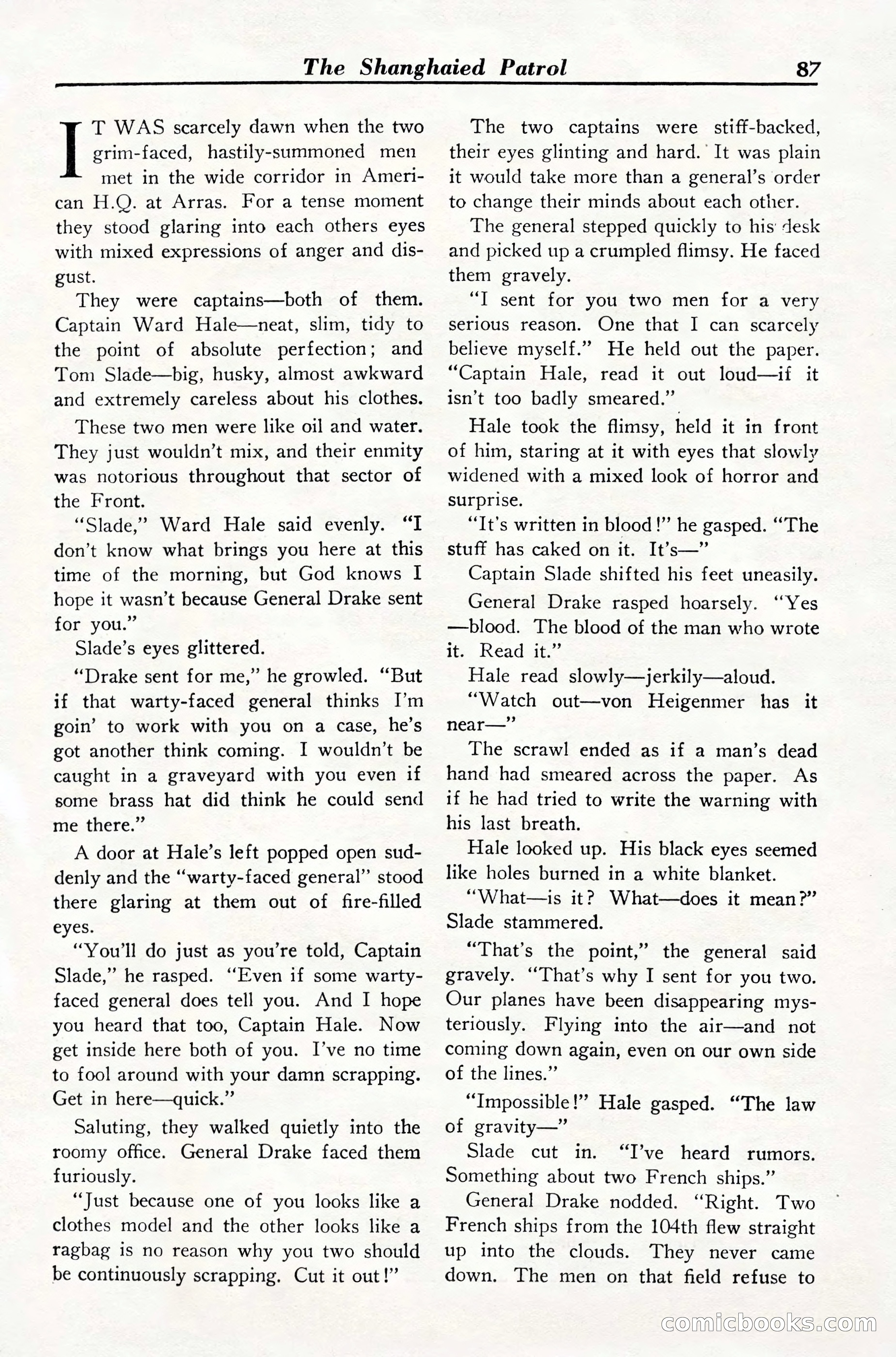 Dare-Devil Aces, March 1935 — page 89 of 132