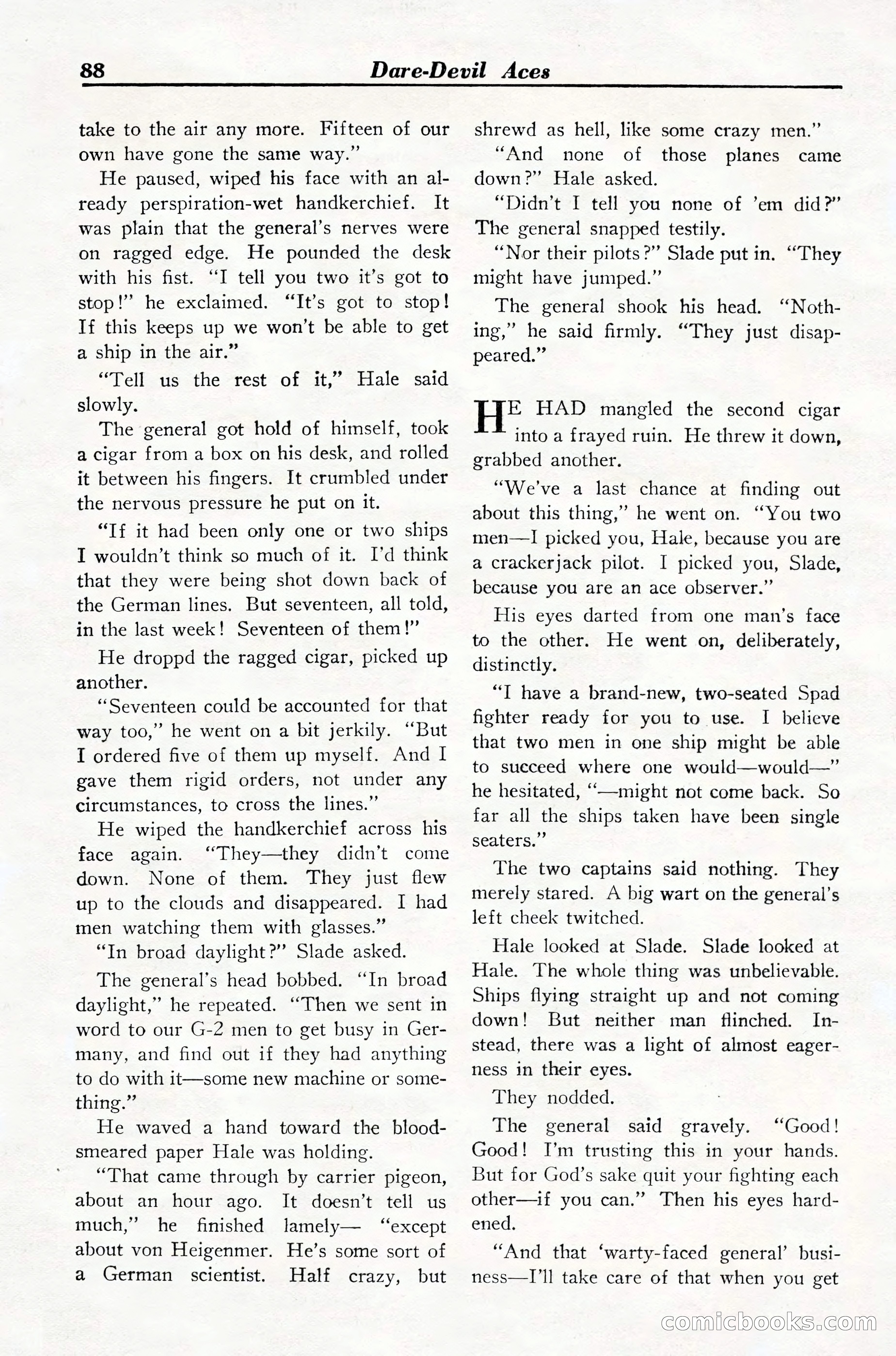 Dare-Devil Aces, March 1935 — page 90 of 132