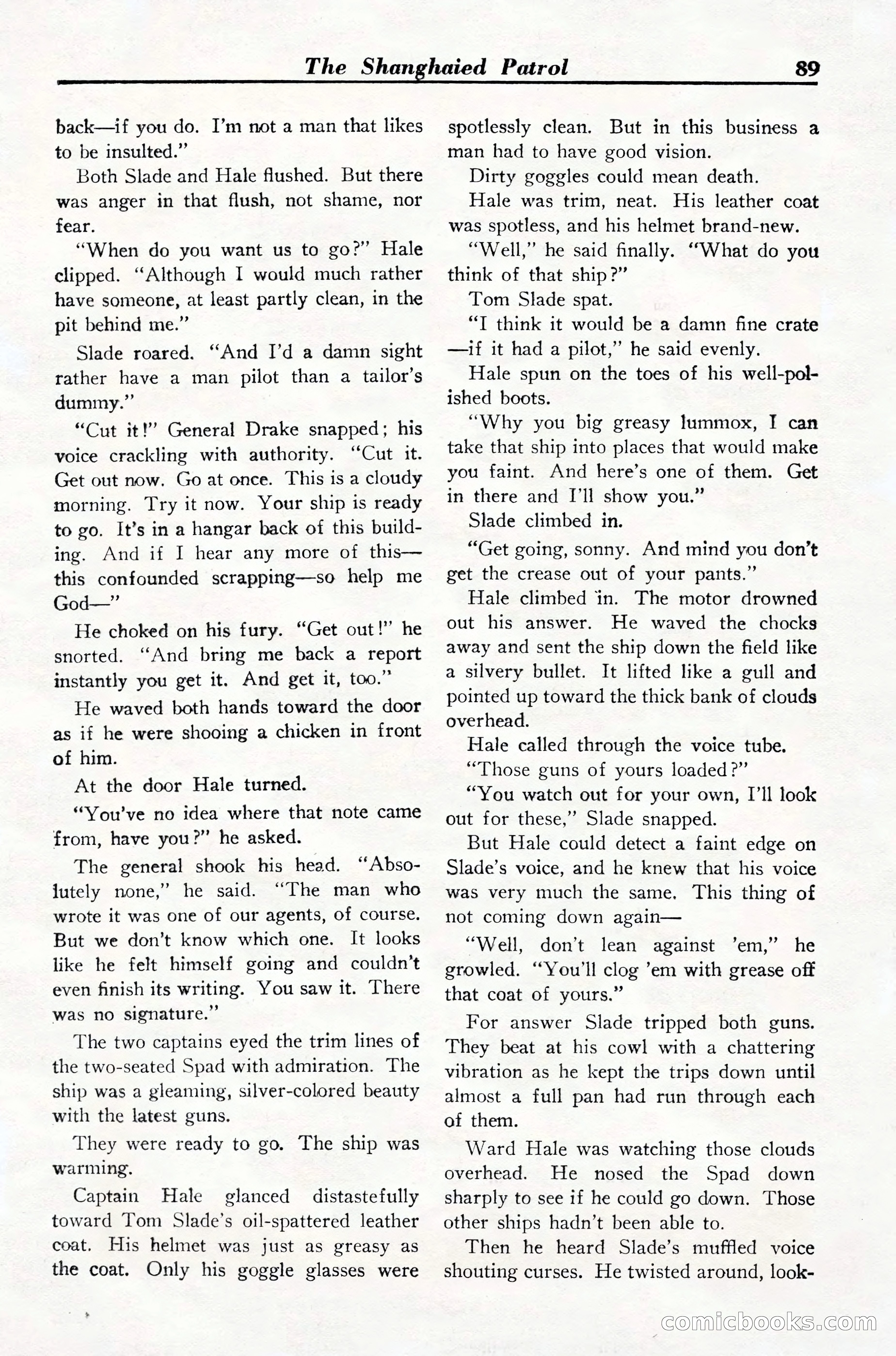 Dare-Devil Aces, March 1935 — page 91 of 132