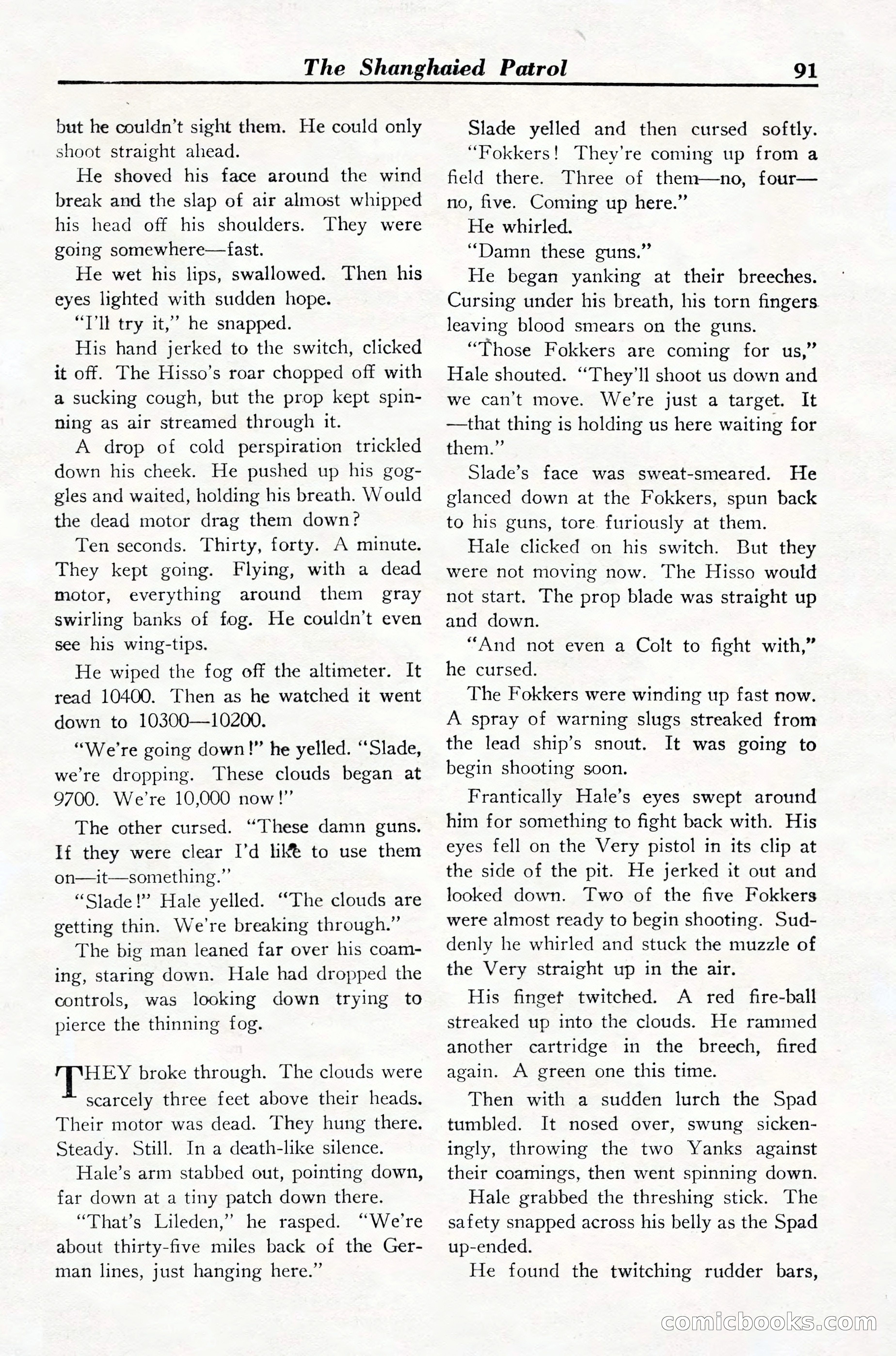 Dare-Devil Aces, March 1935 — page 93 of 132