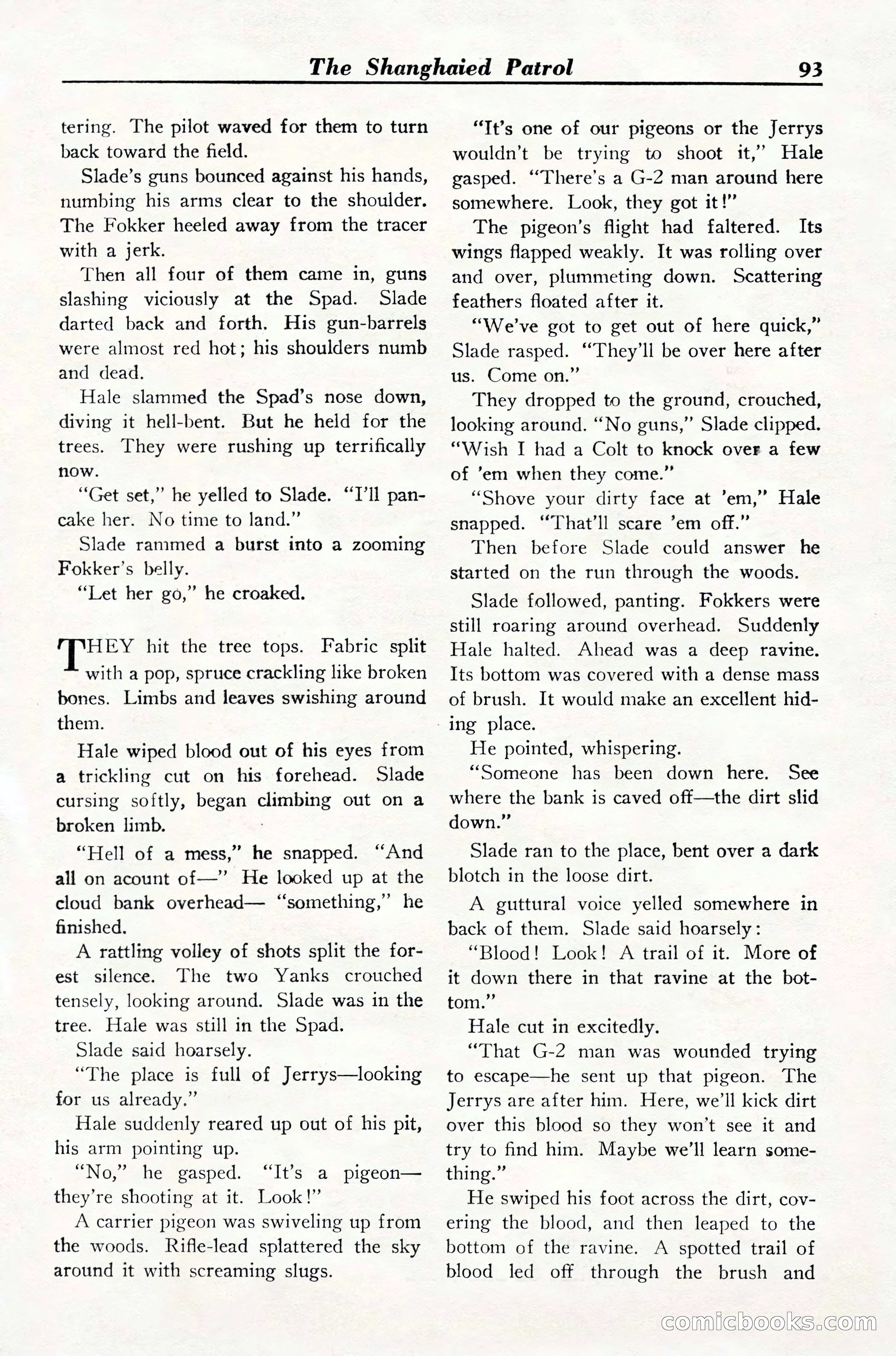Dare-Devil Aces, March 1935 — page 95 of 132