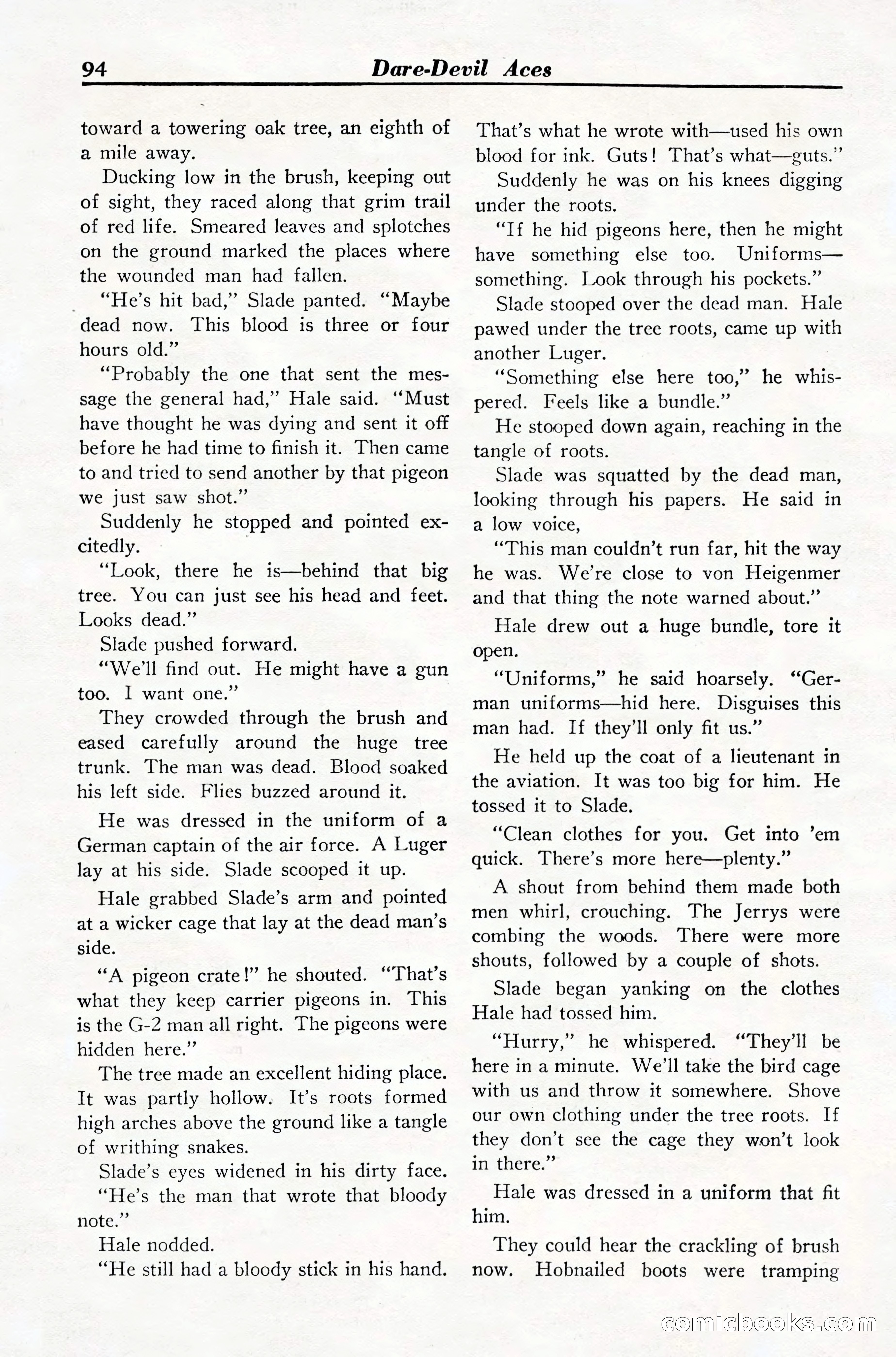 Dare-Devil Aces, March 1935 — page 96 of 132
