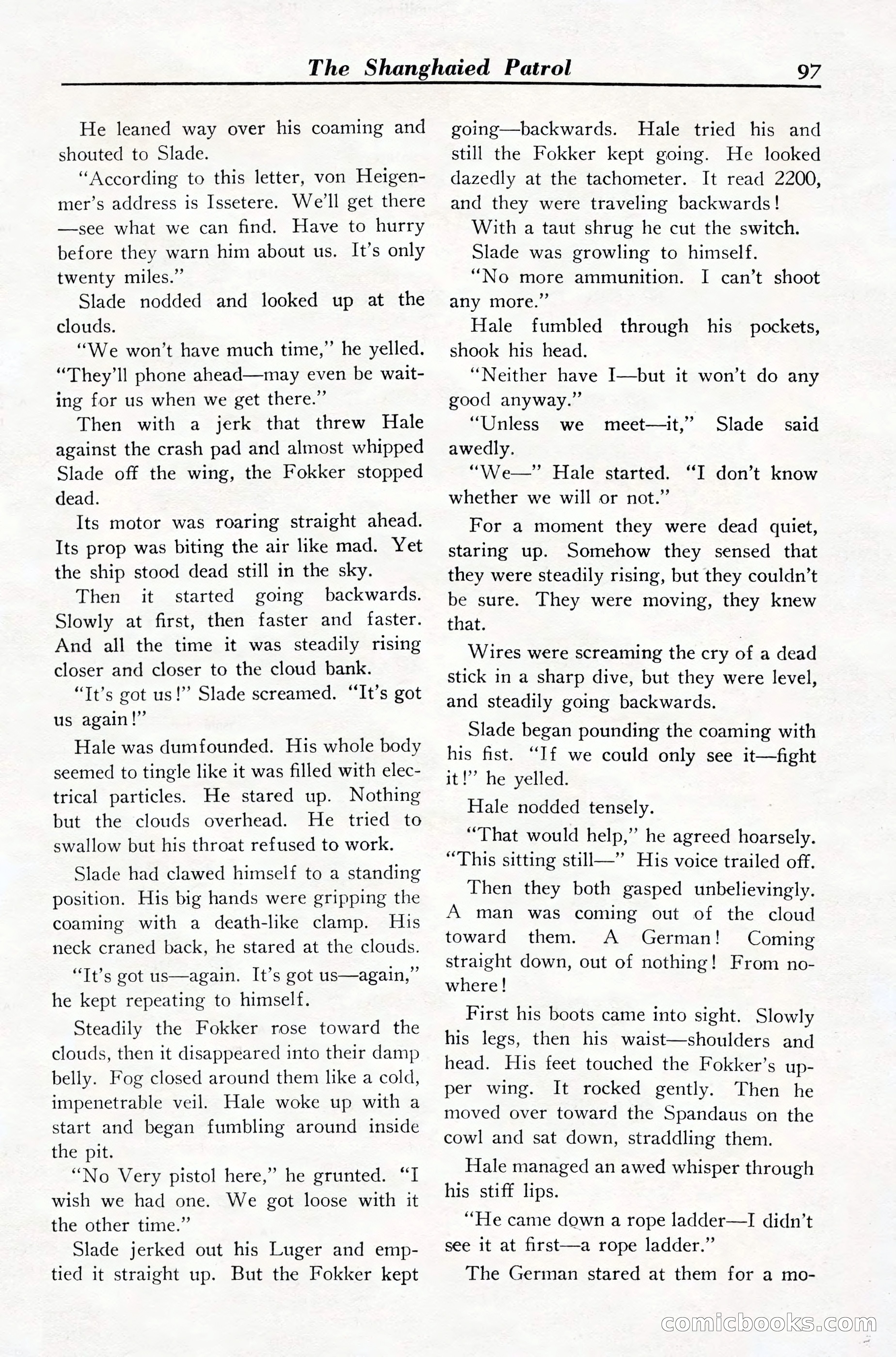 Dare-Devil Aces, March 1935 — page 99 of 132