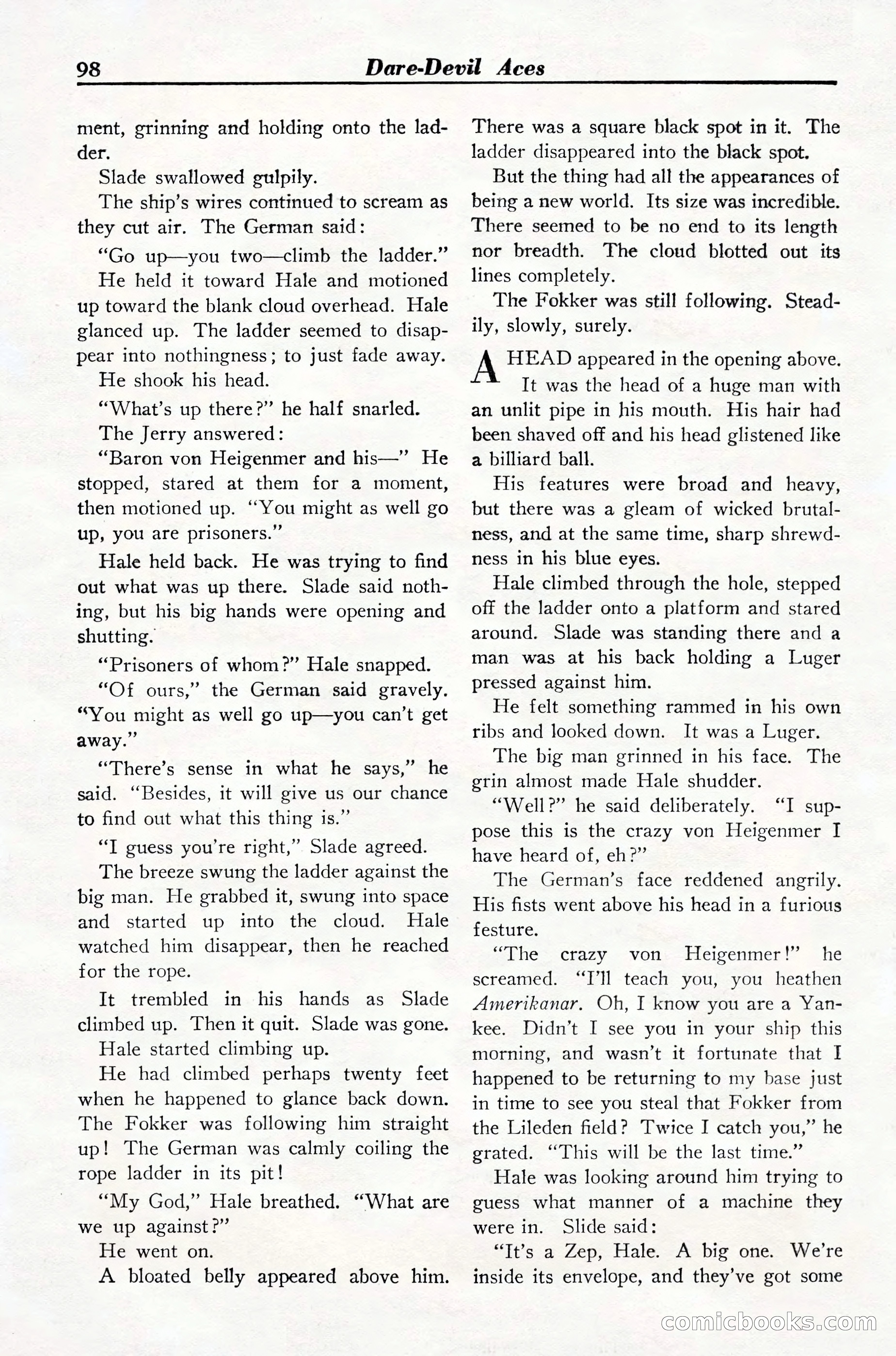 Dare-Devil Aces, March 1935 — page 100 of 132