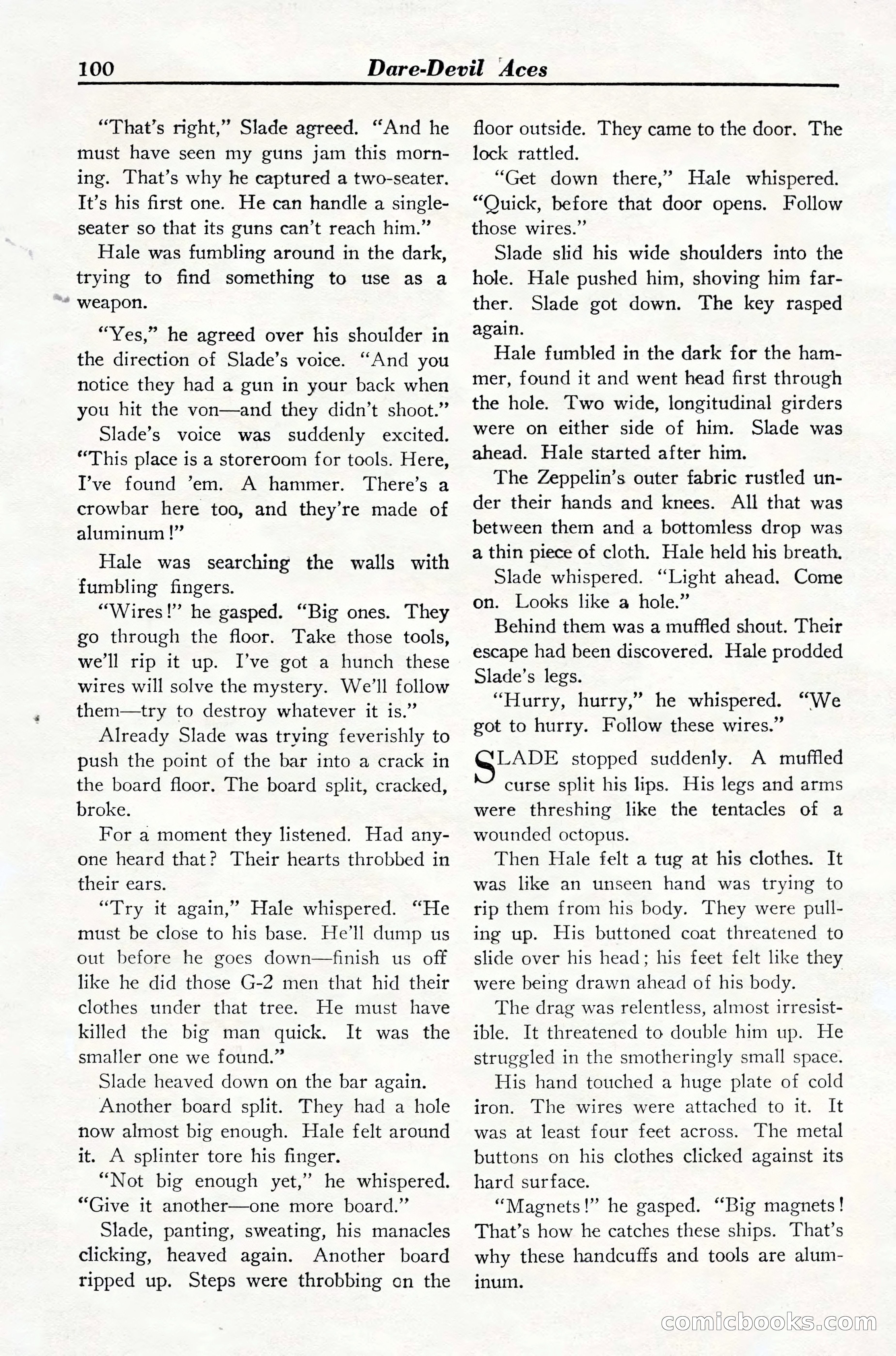 Dare-Devil Aces, March 1935 — page 102 of 132