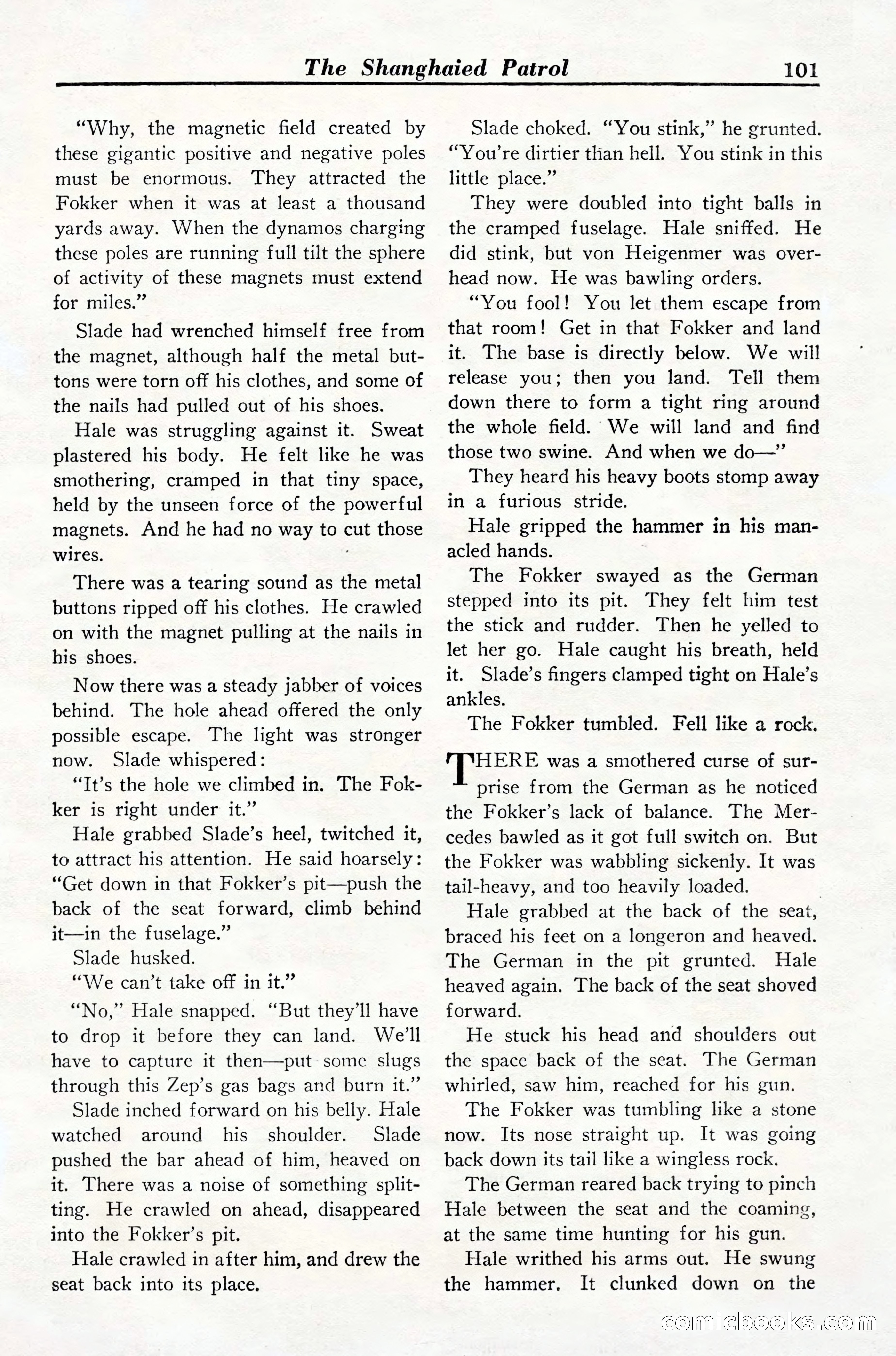 Dare-Devil Aces, March 1935 — page 103 of 132
