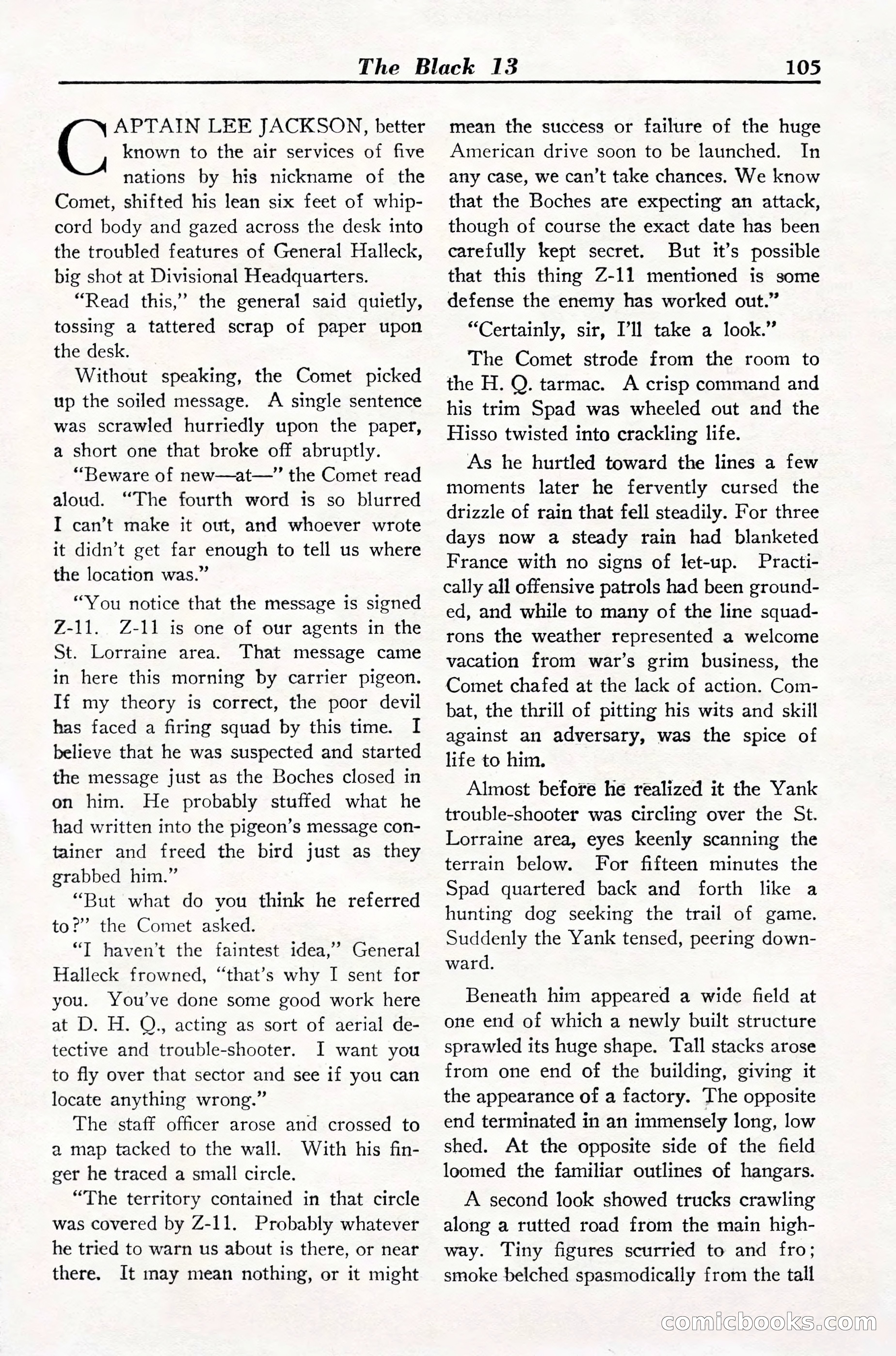 Dare-Devil Aces, March 1935 — page 107 of 132