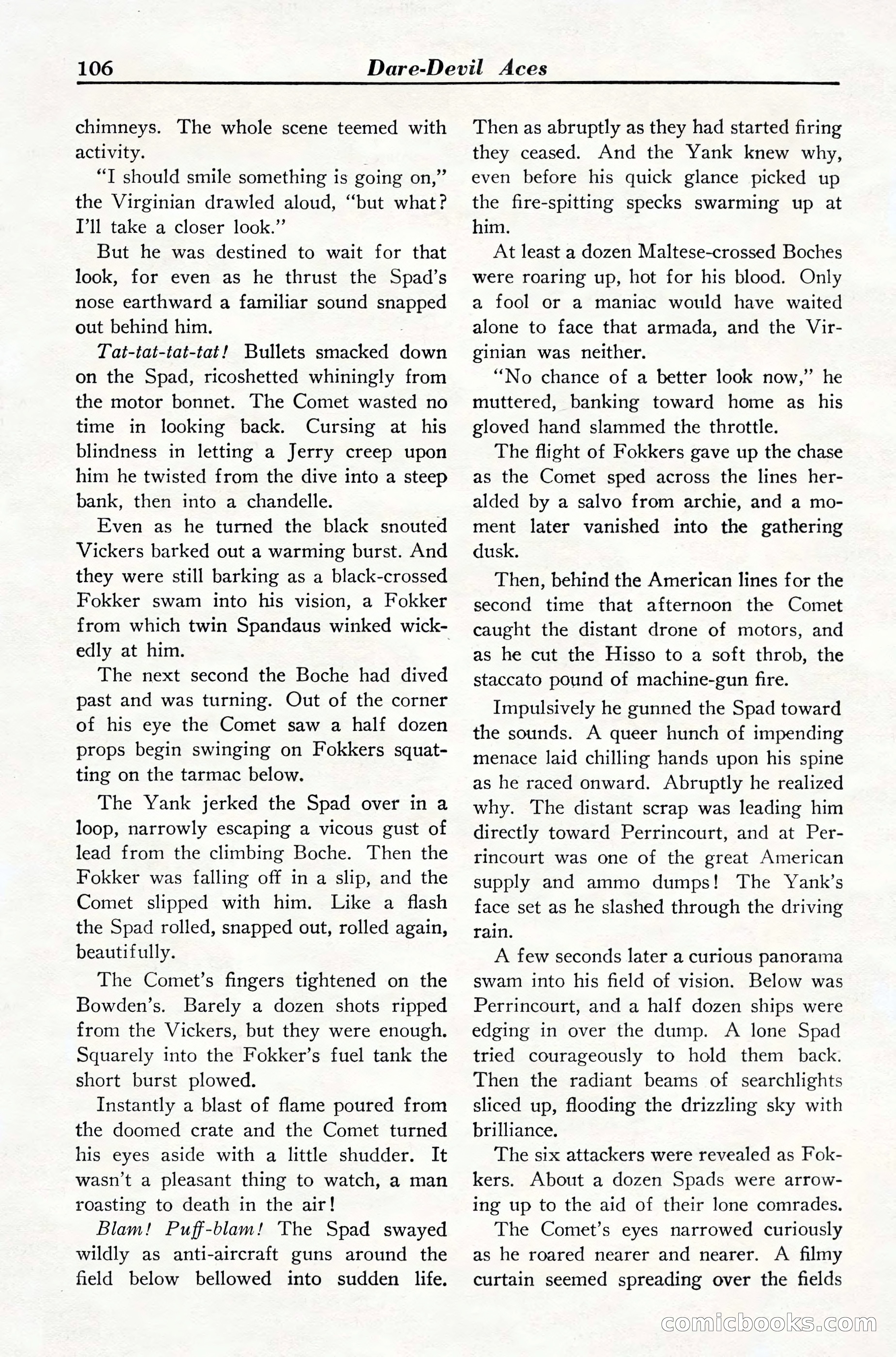 Dare-Devil Aces, March 1935 — page 108 of 132
