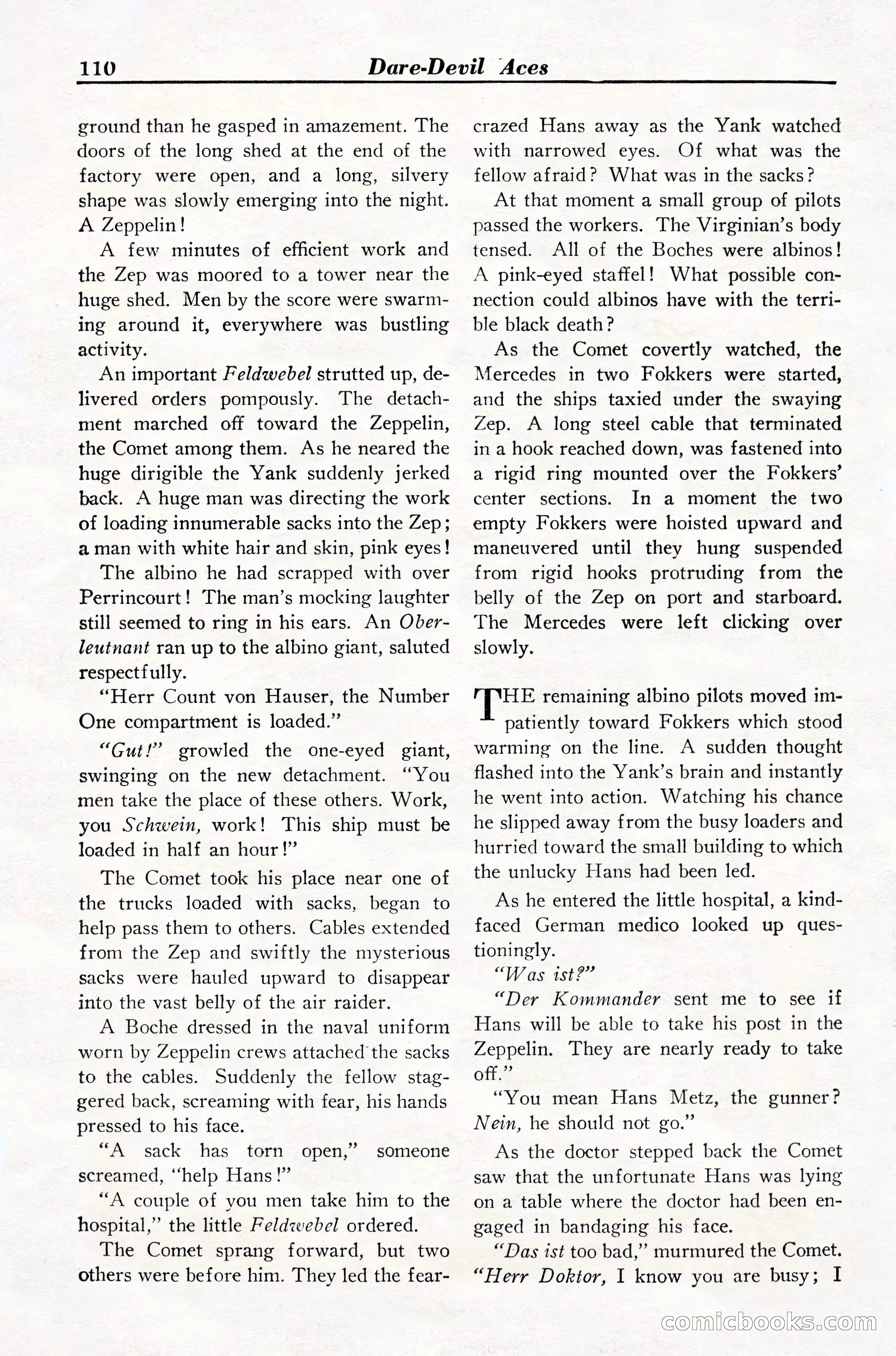 Dare-Devil Aces, March 1935 — page 112 of 132