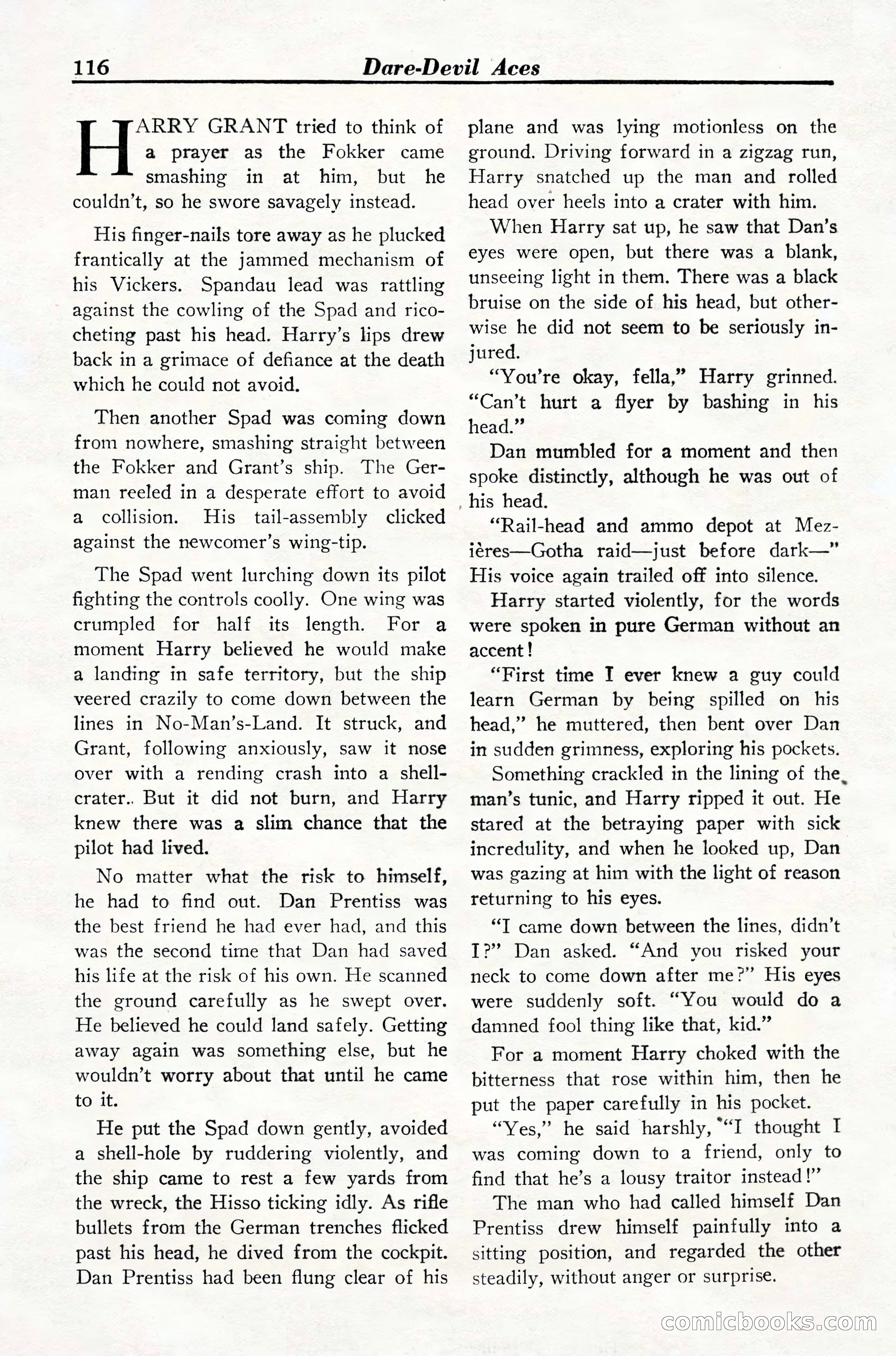 Dare-Devil Aces, March 1935 — page 118 of 132