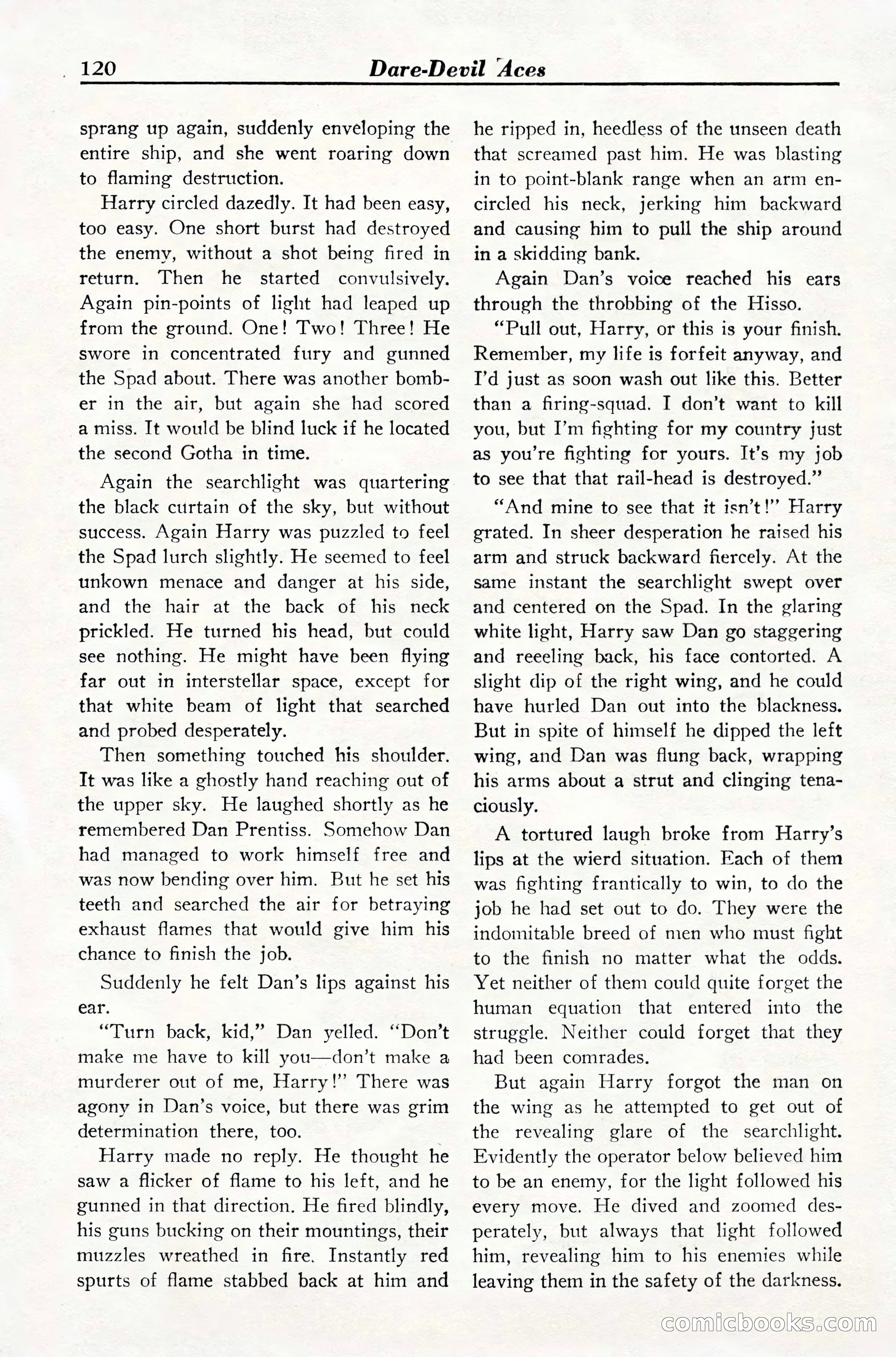 Dare-Devil Aces, March 1935 — page 122 of 132