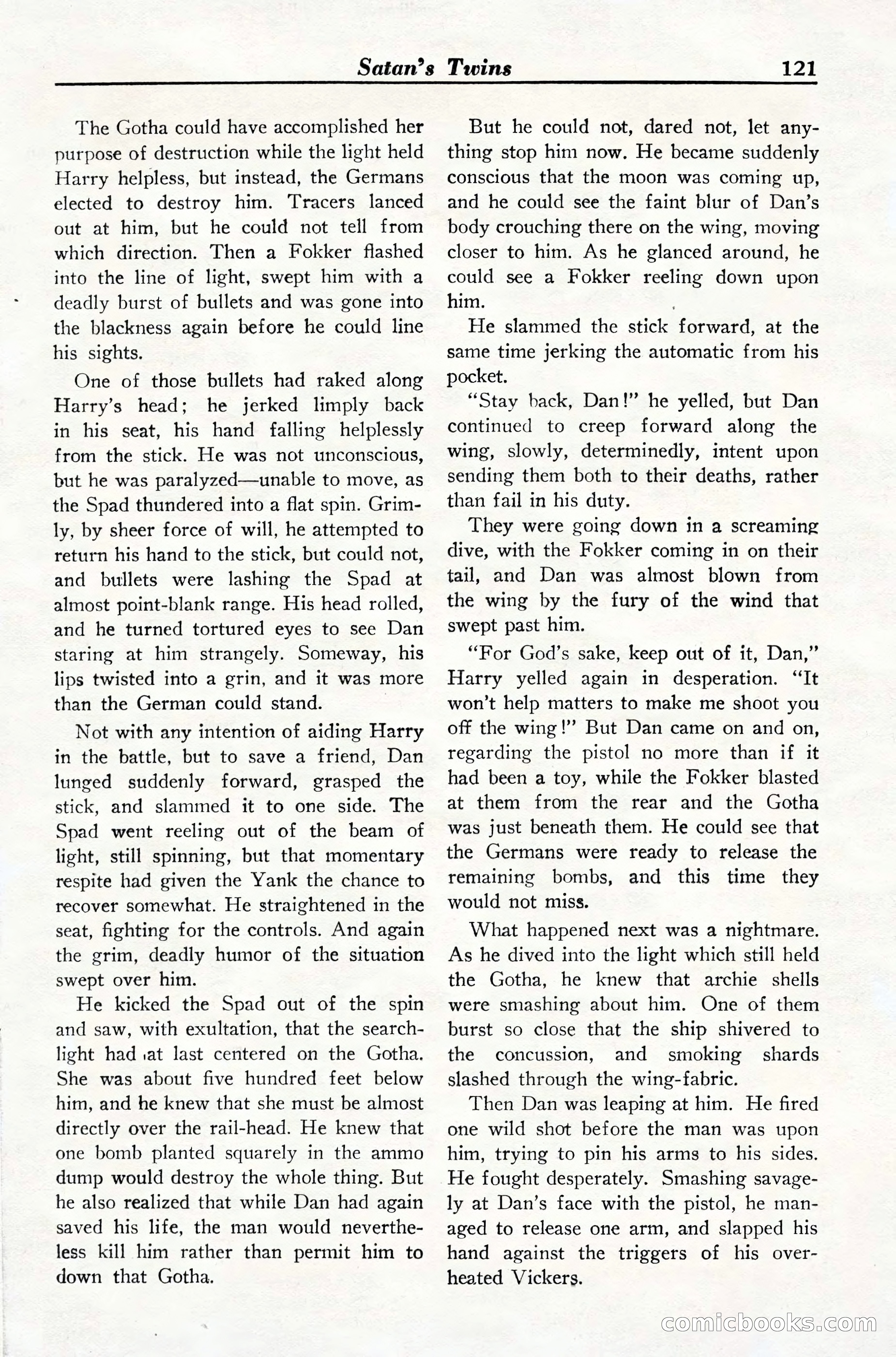 Dare-Devil Aces, March 1935 — page 123 of 132