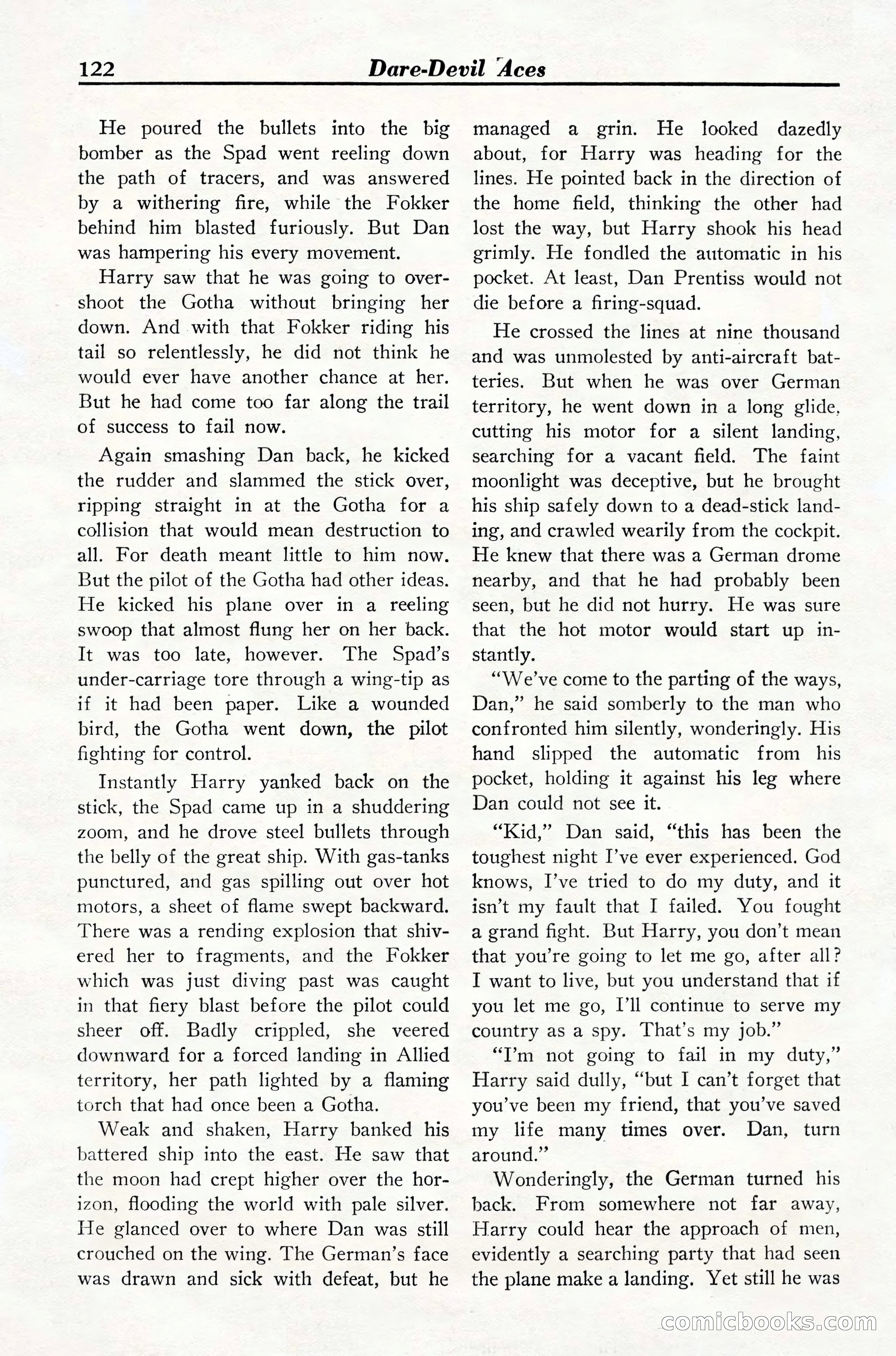 Dare-Devil Aces, March 1935 — page 124 of 132