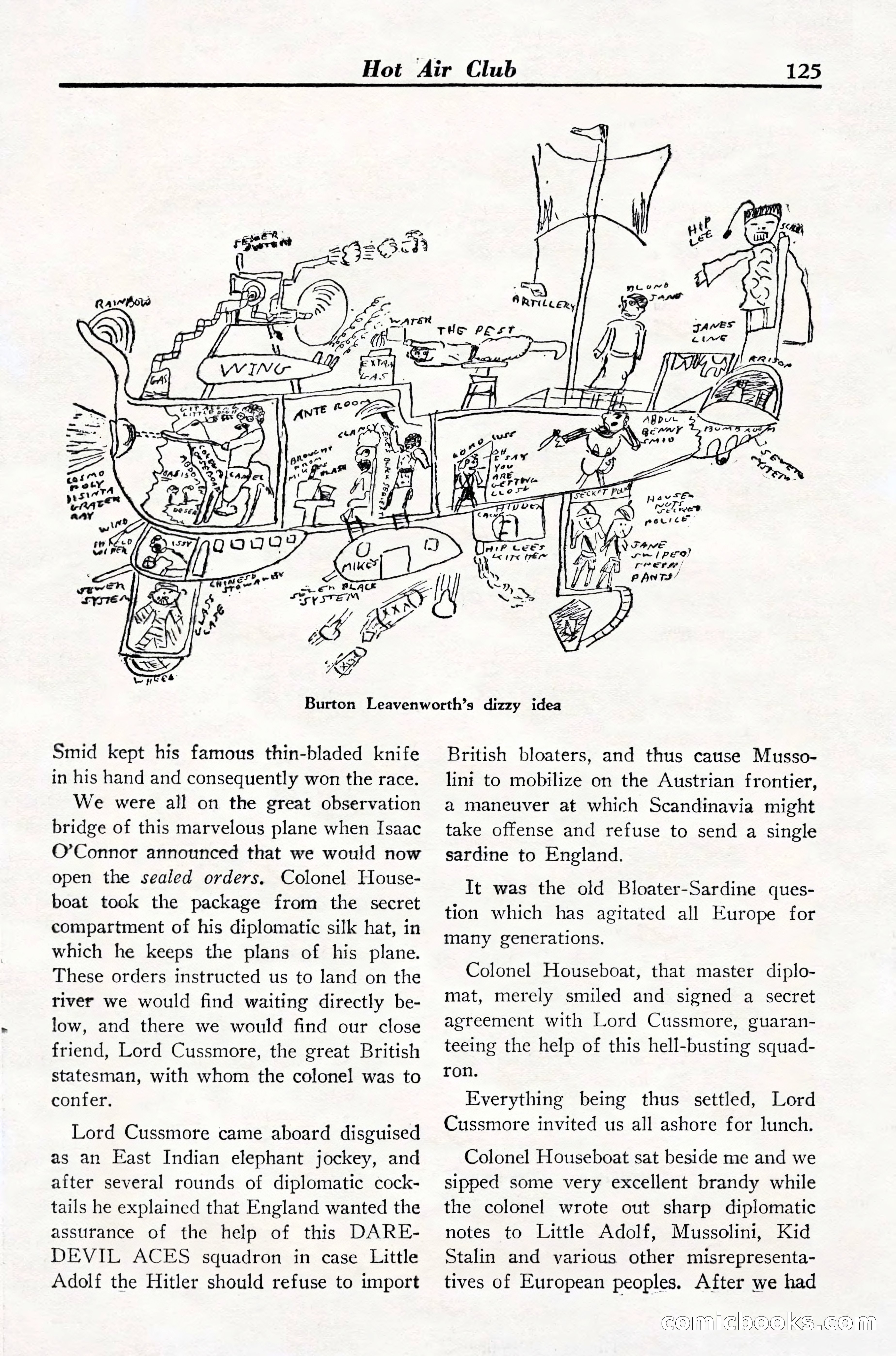 Dare-Devil Aces, March 1935 — page 127 of 132