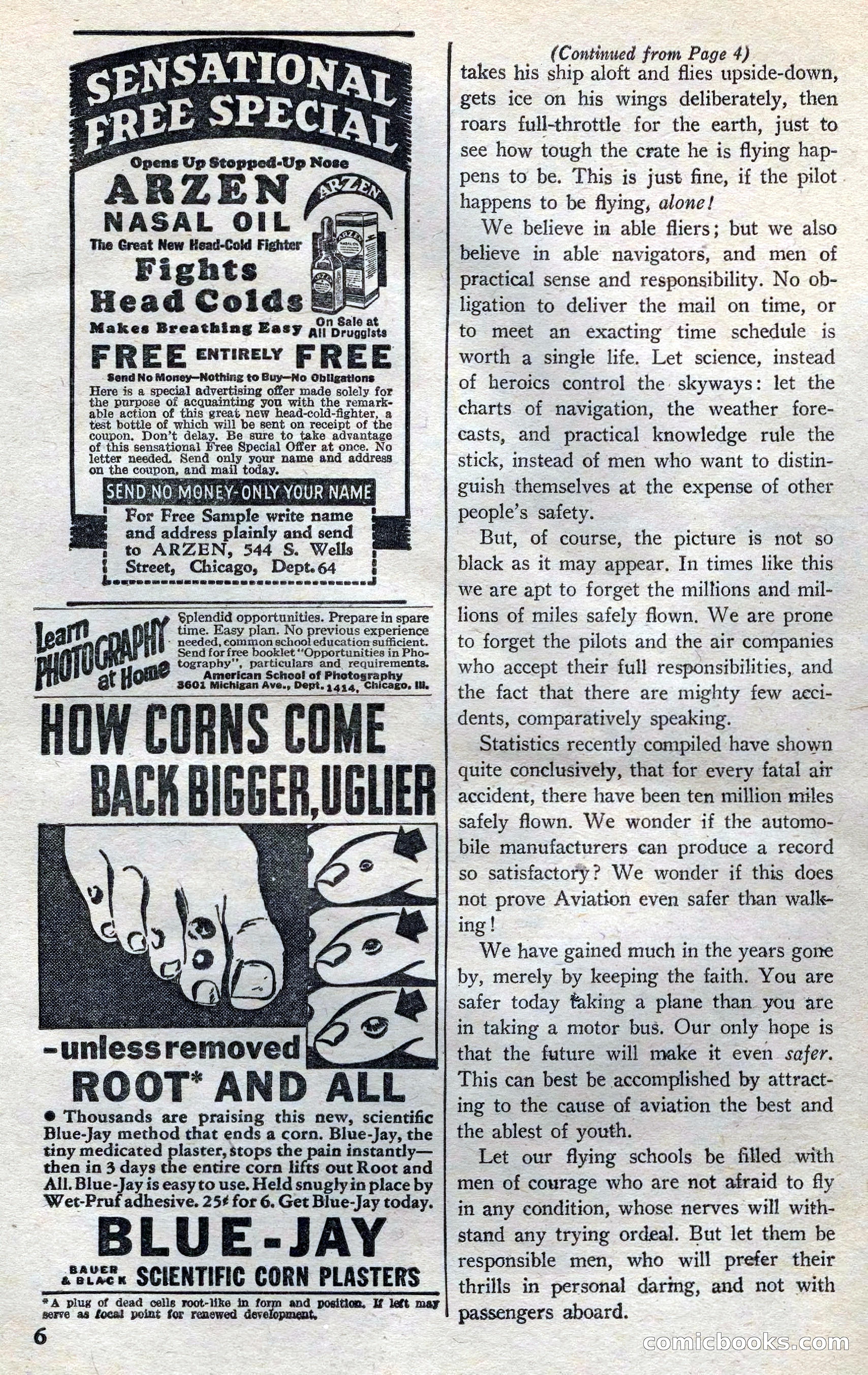 Dare-Devil Aces, April 1937 — page 8 of 117
