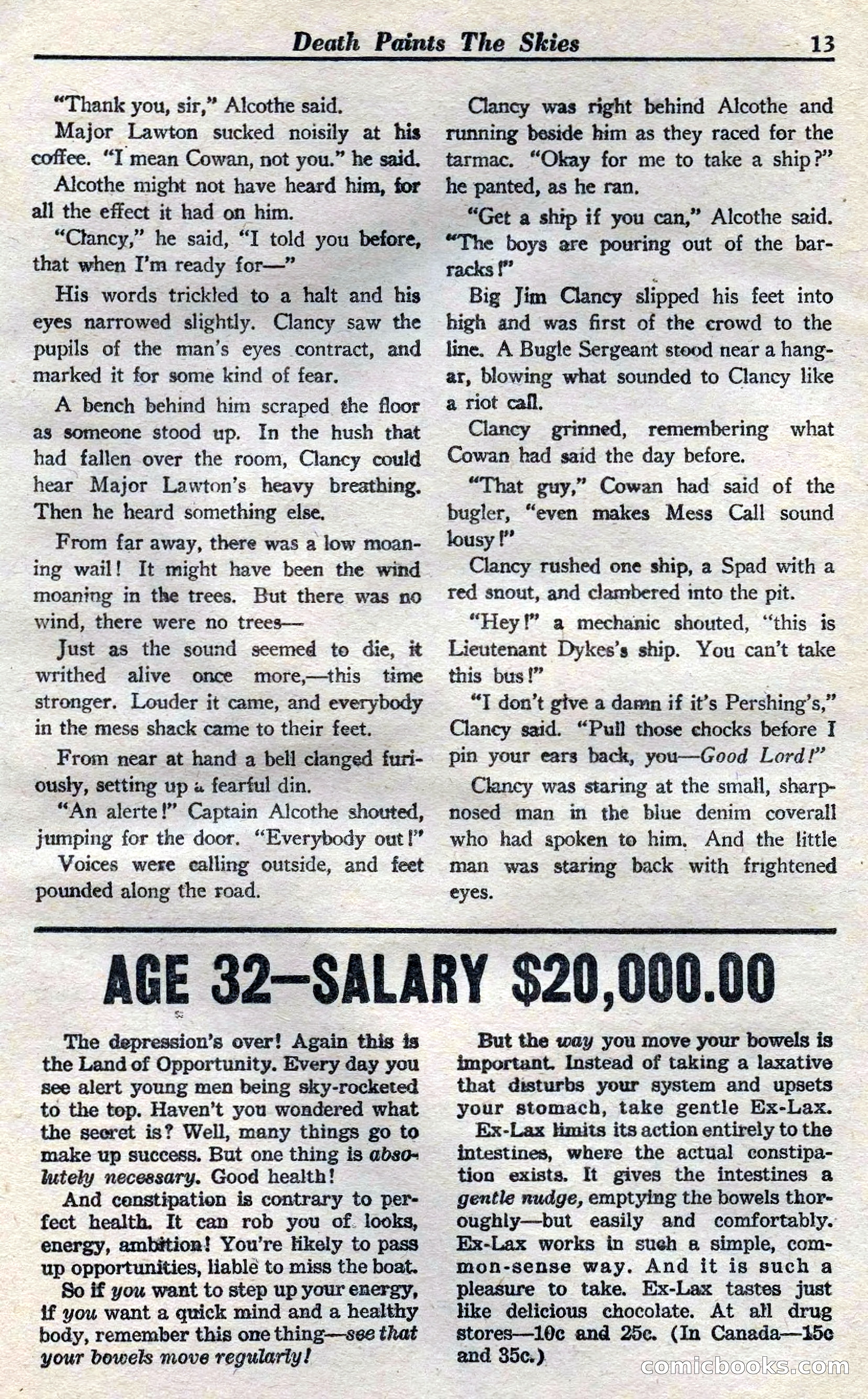 Dare-Devil Aces, April 1937 — page 15 of 117