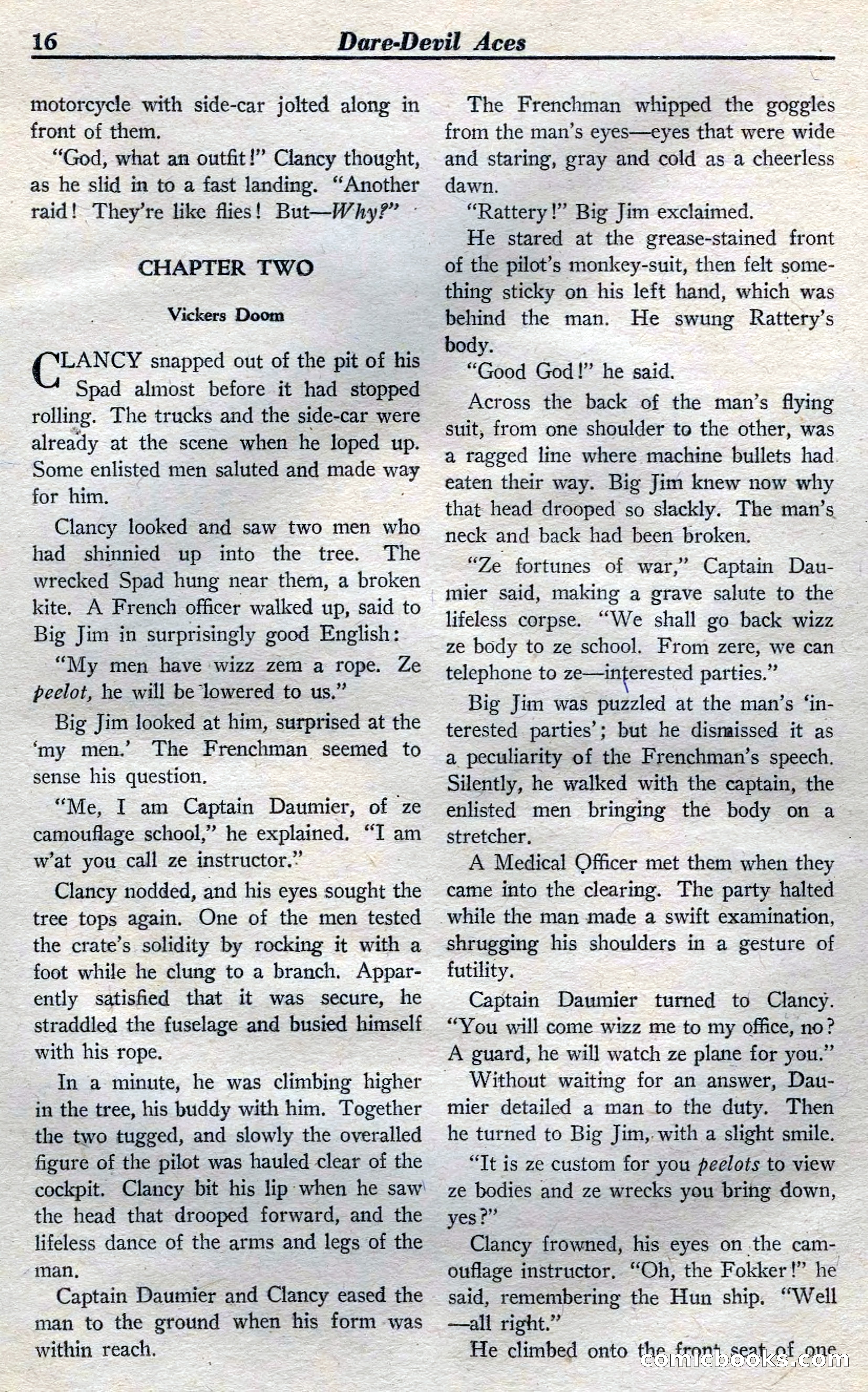 Dare-Devil Aces, April 1937 — page 18 of 117