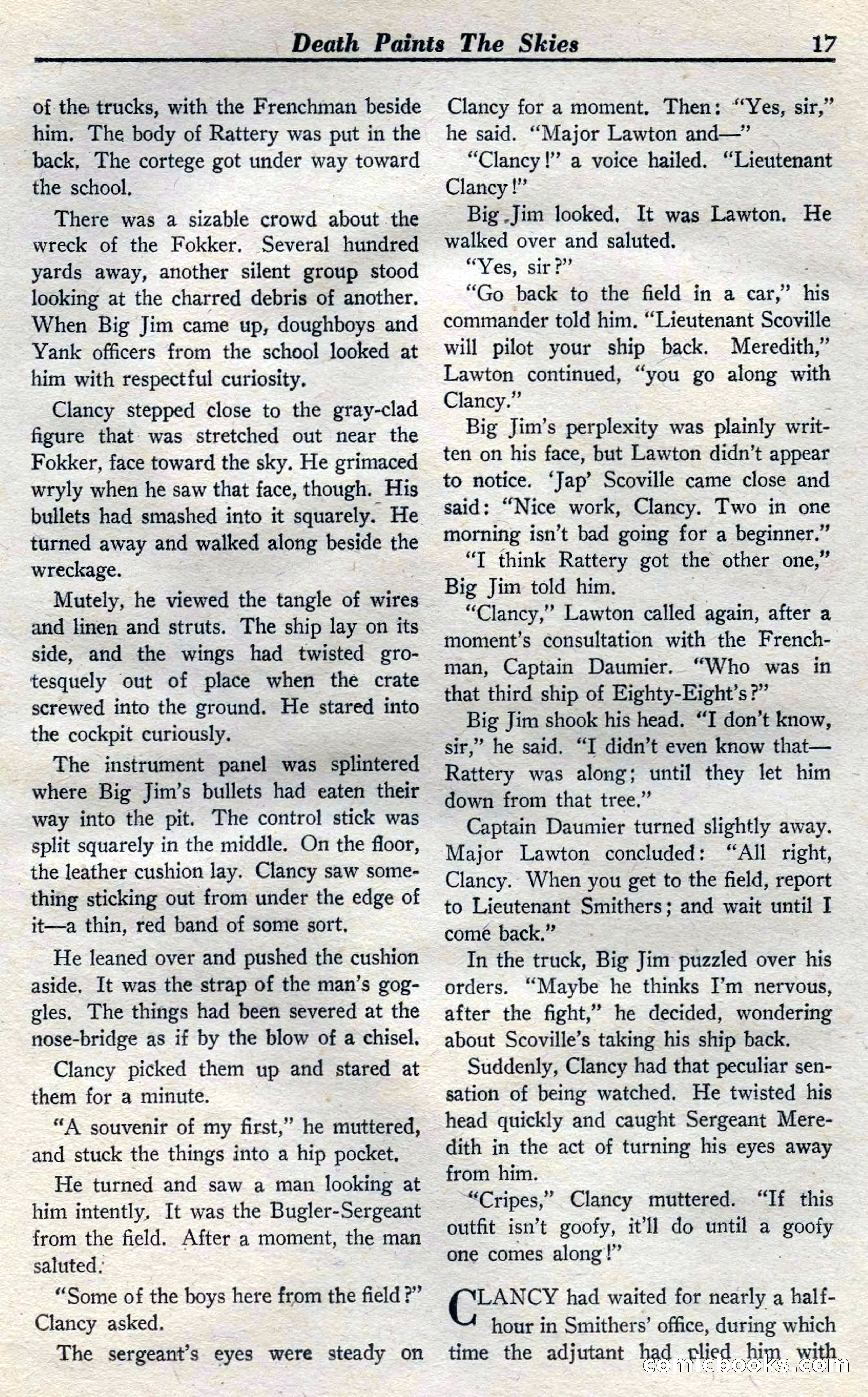 Dare-Devil Aces, April 1937 — page 19 of 117