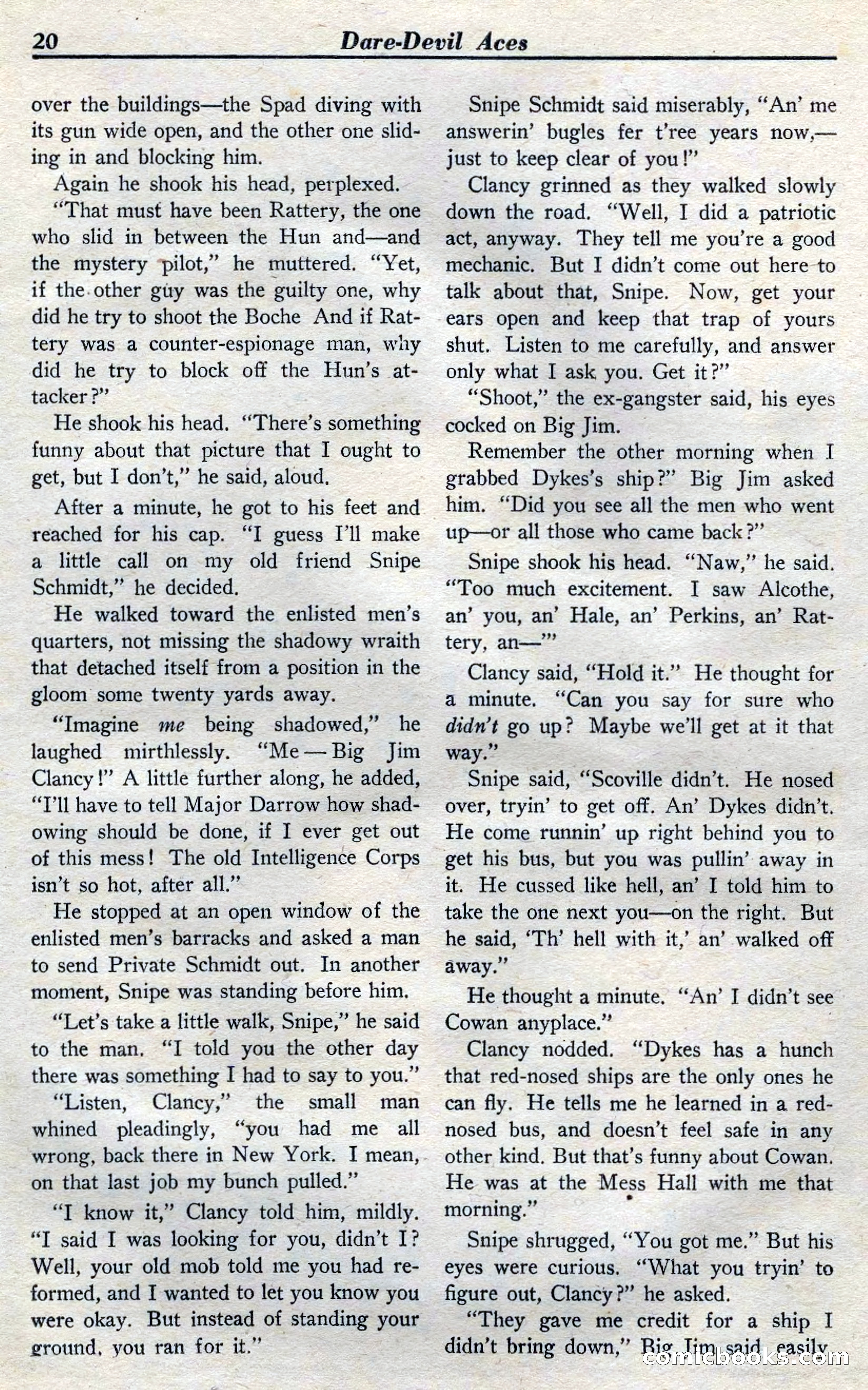 Dare-Devil Aces, April 1937 — page 22 of 117