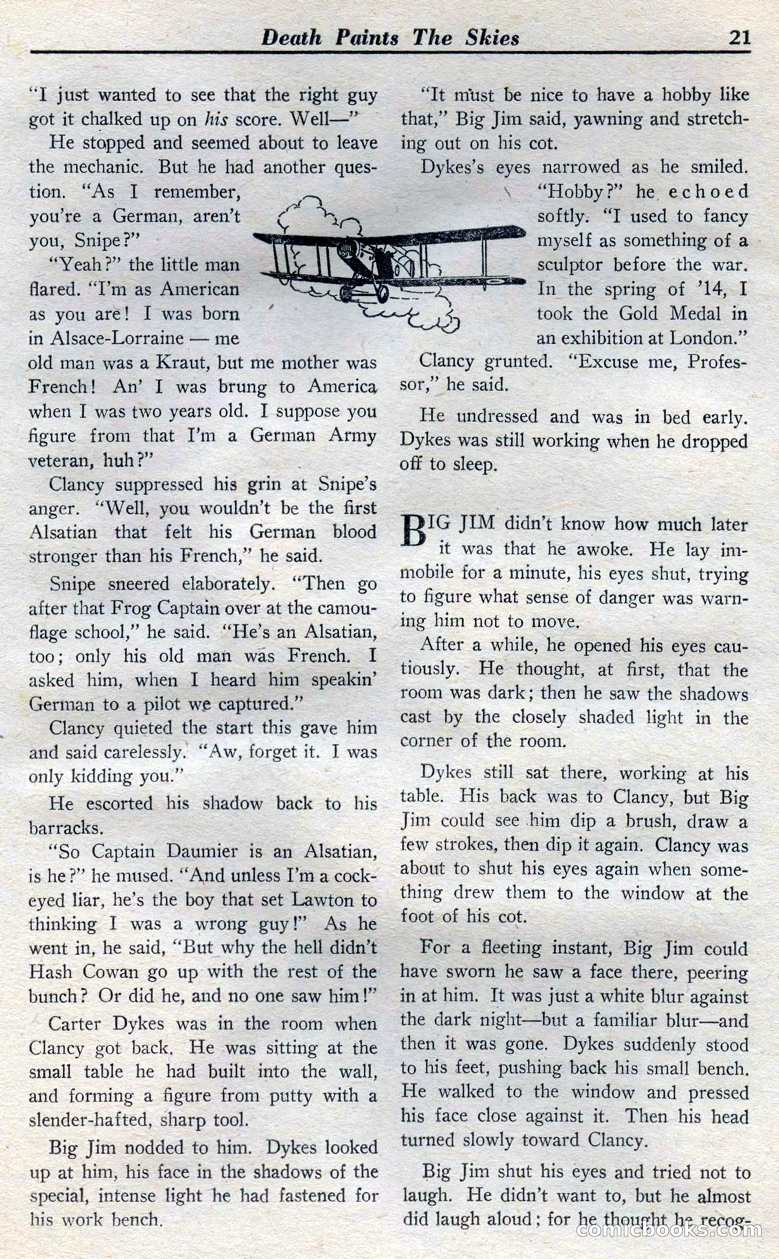 Dare-Devil Aces, April 1937 — page 23 of 117