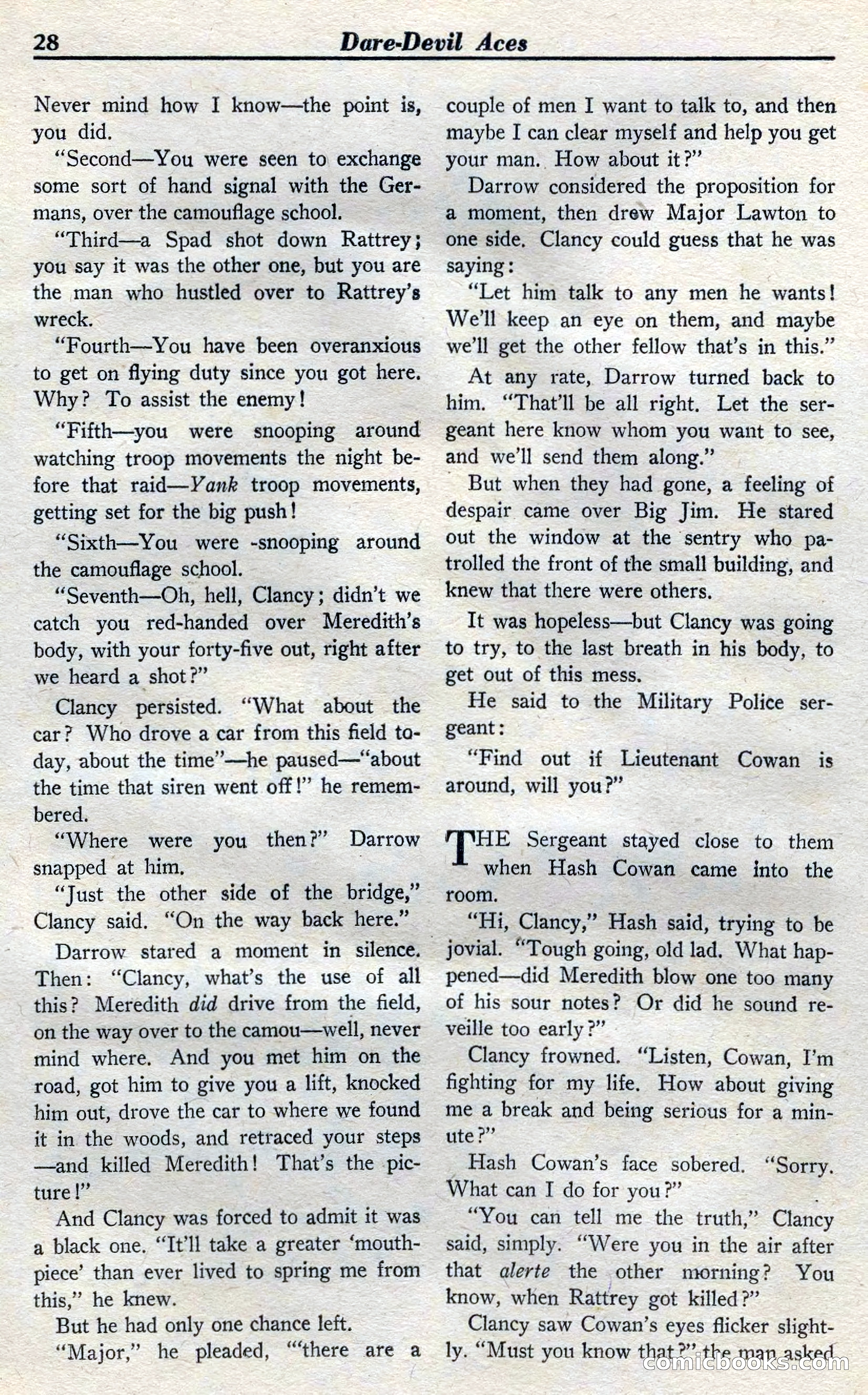 Dare-Devil Aces, April 1937 — page 30 of 117