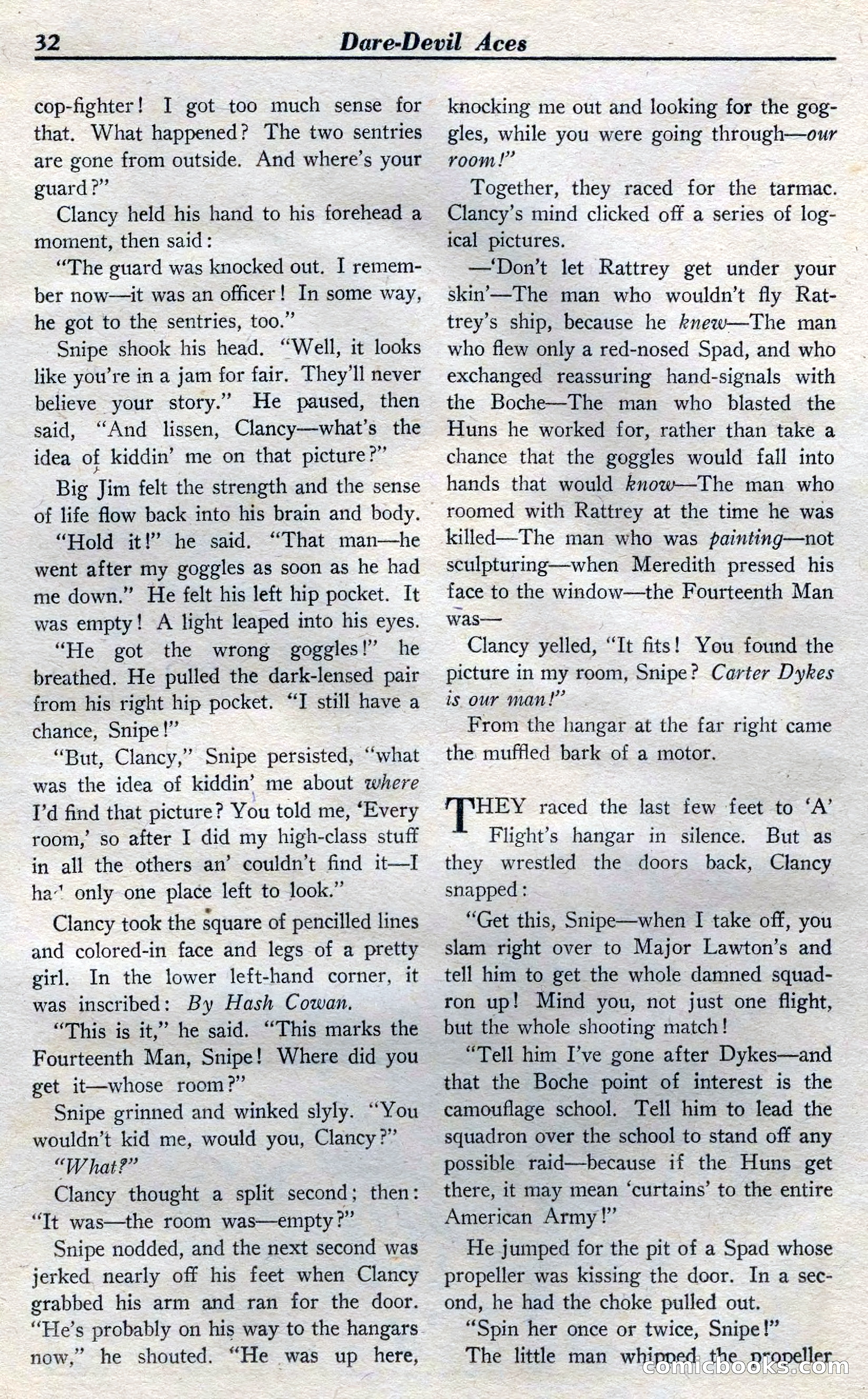 Dare-Devil Aces, April 1937 — page 34 of 117