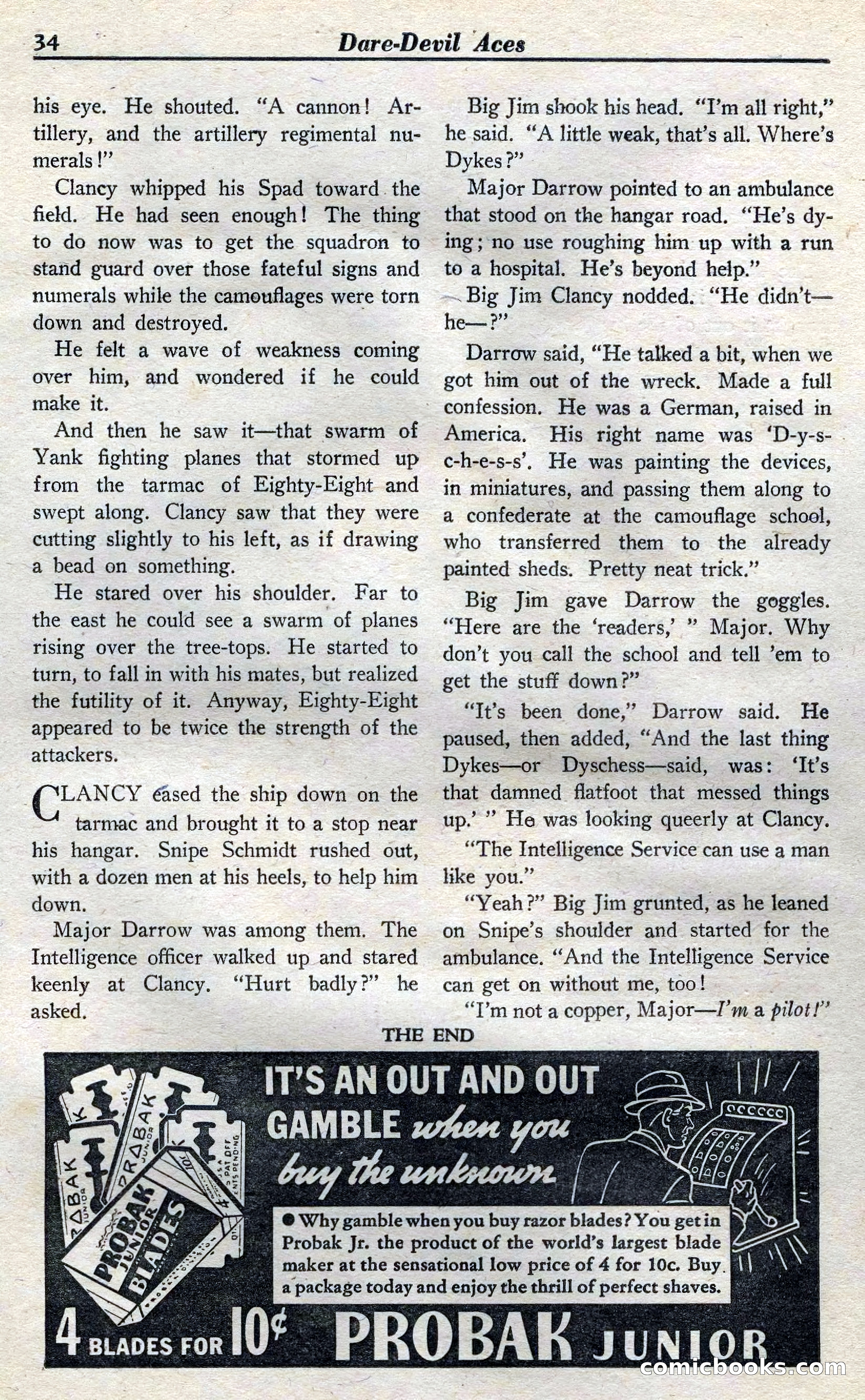 Dare-Devil Aces, April 1937 — page 36 of 117