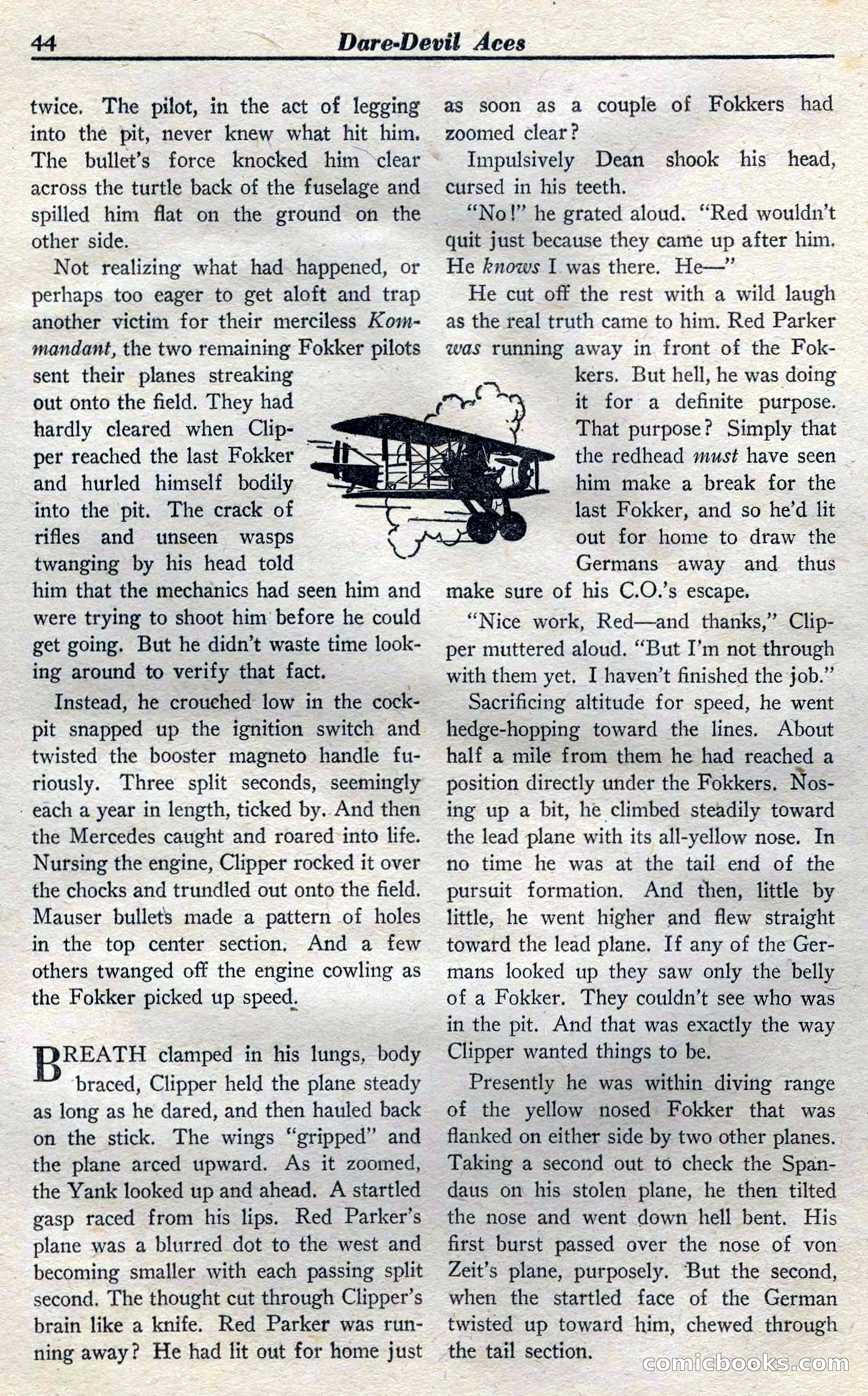 Dare-Devil Aces, April 1937 — page 46 of 117