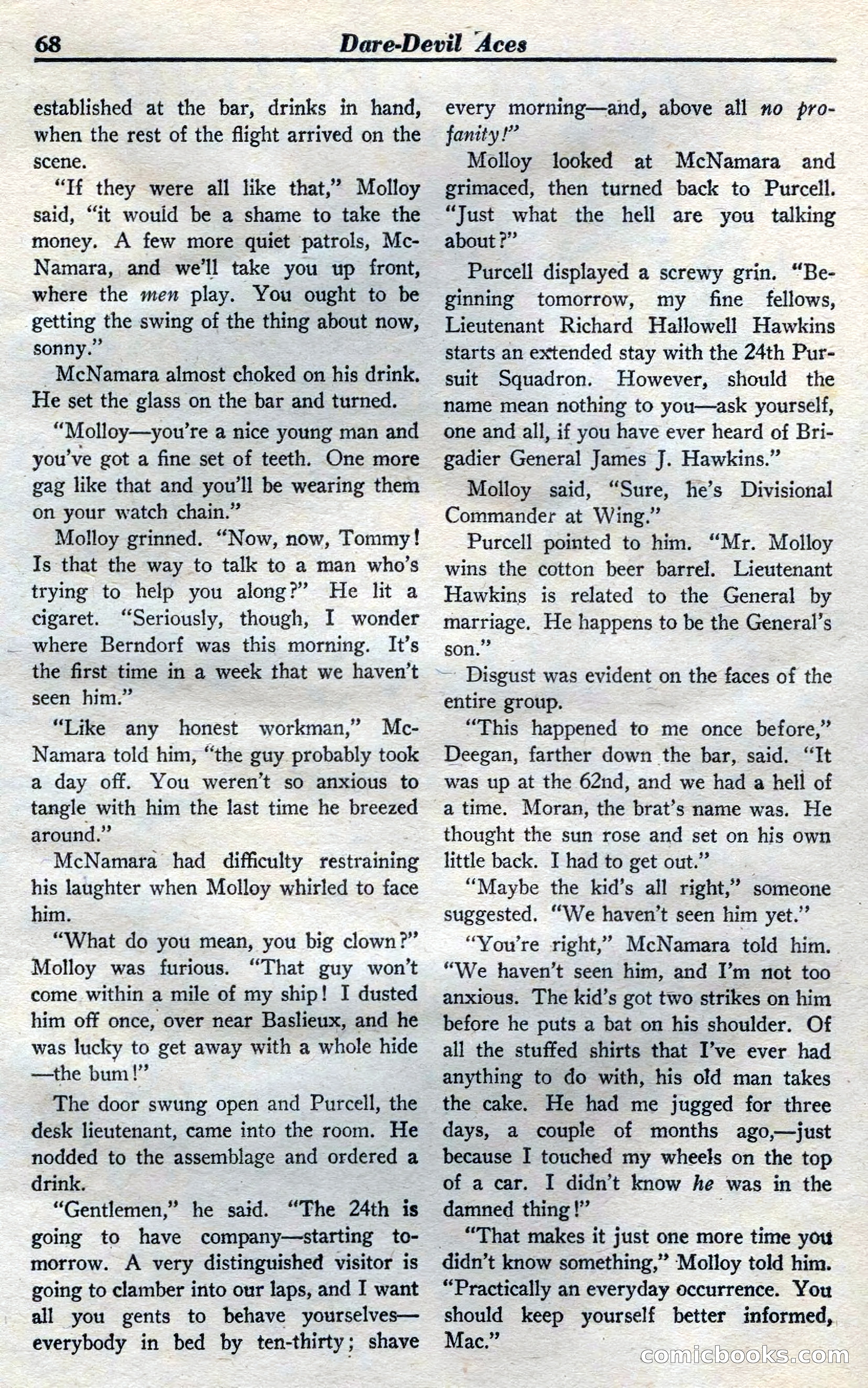 Dare-Devil Aces, April 1937 — page 70 of 117