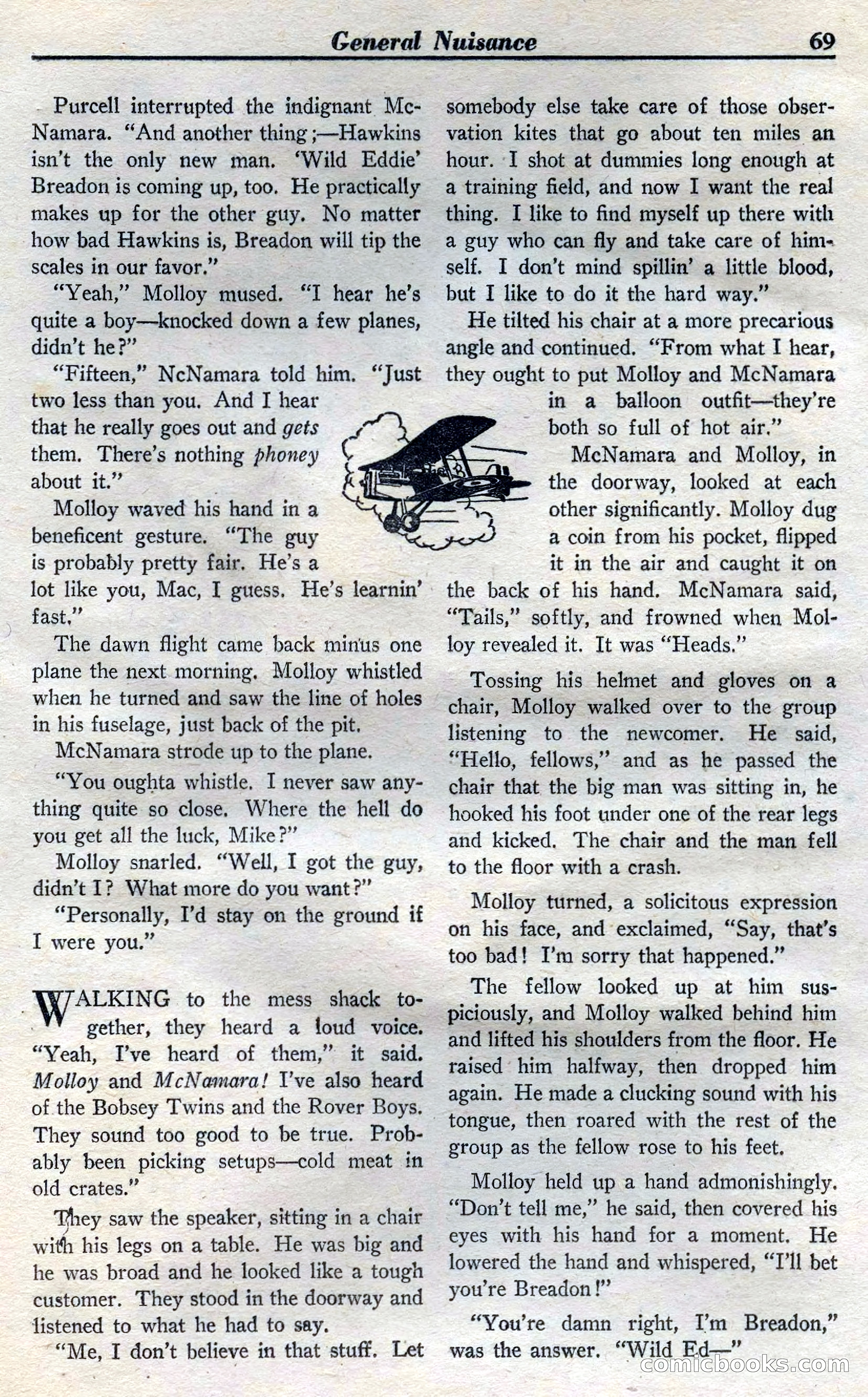 Dare-Devil Aces, April 1937 — page 71 of 117