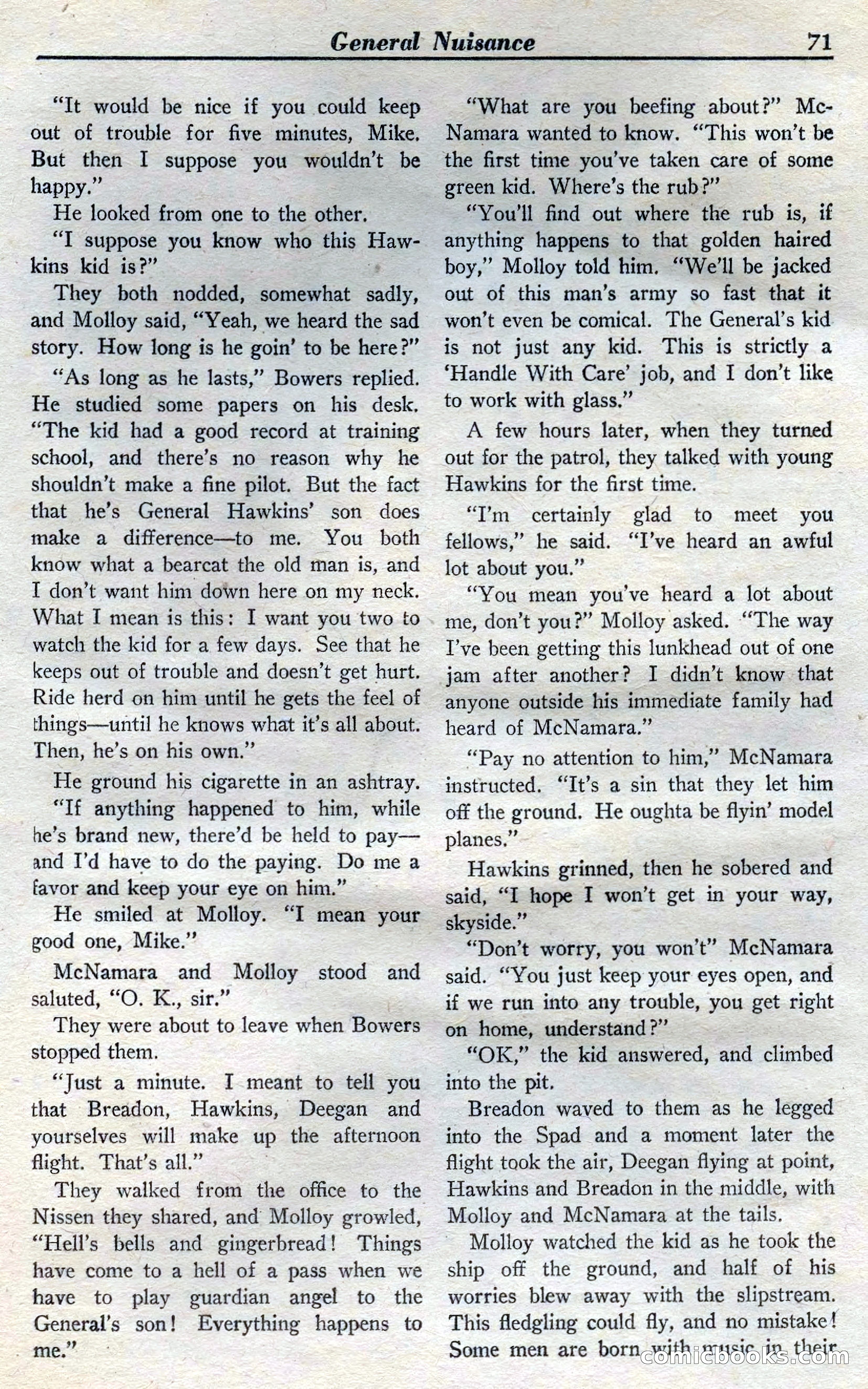 Dare-Devil Aces, April 1937 — page 73 of 117