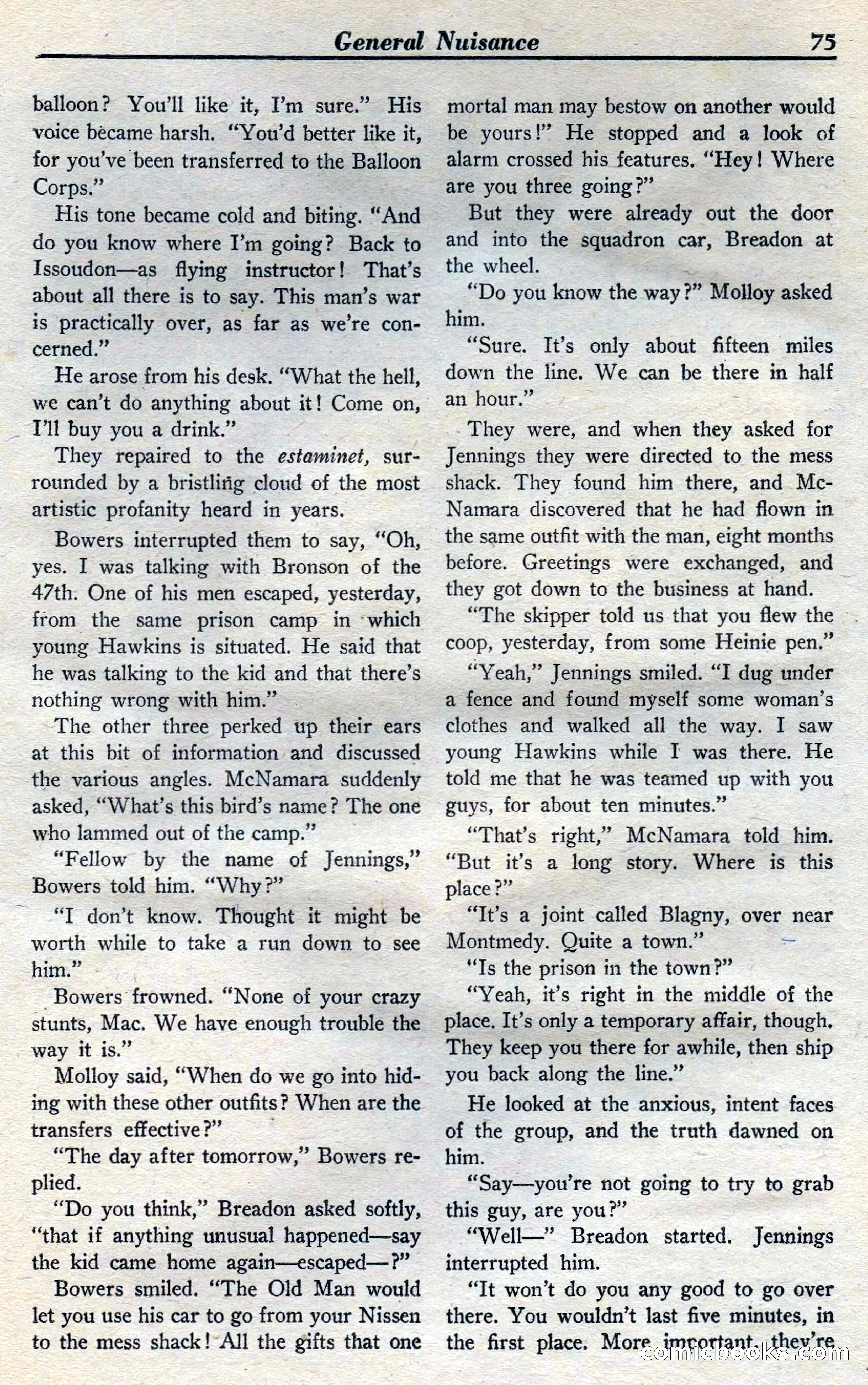 Dare-Devil Aces, April 1937 — page 77 of 117