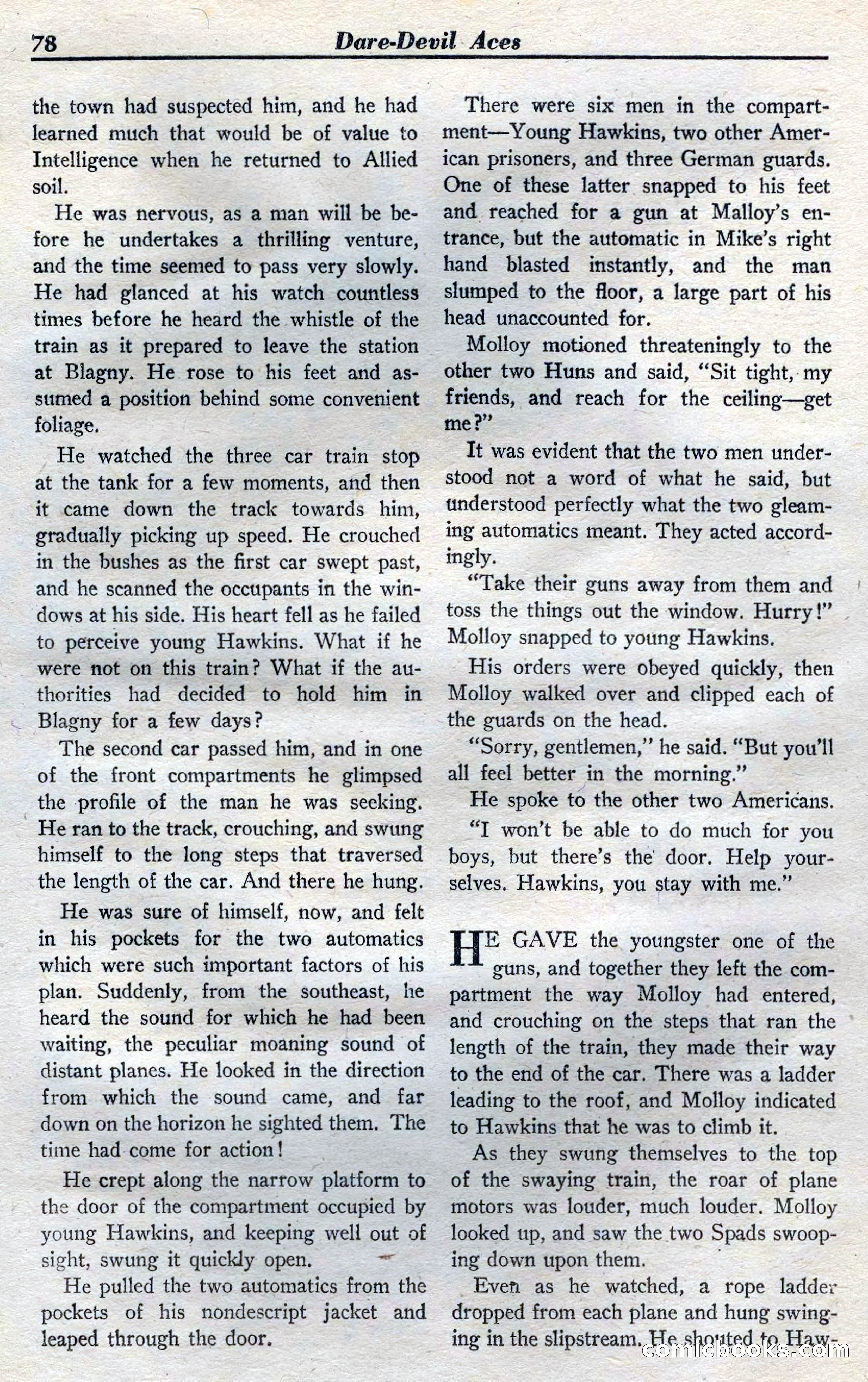 Dare-Devil Aces, April 1937 — page 80 of 117