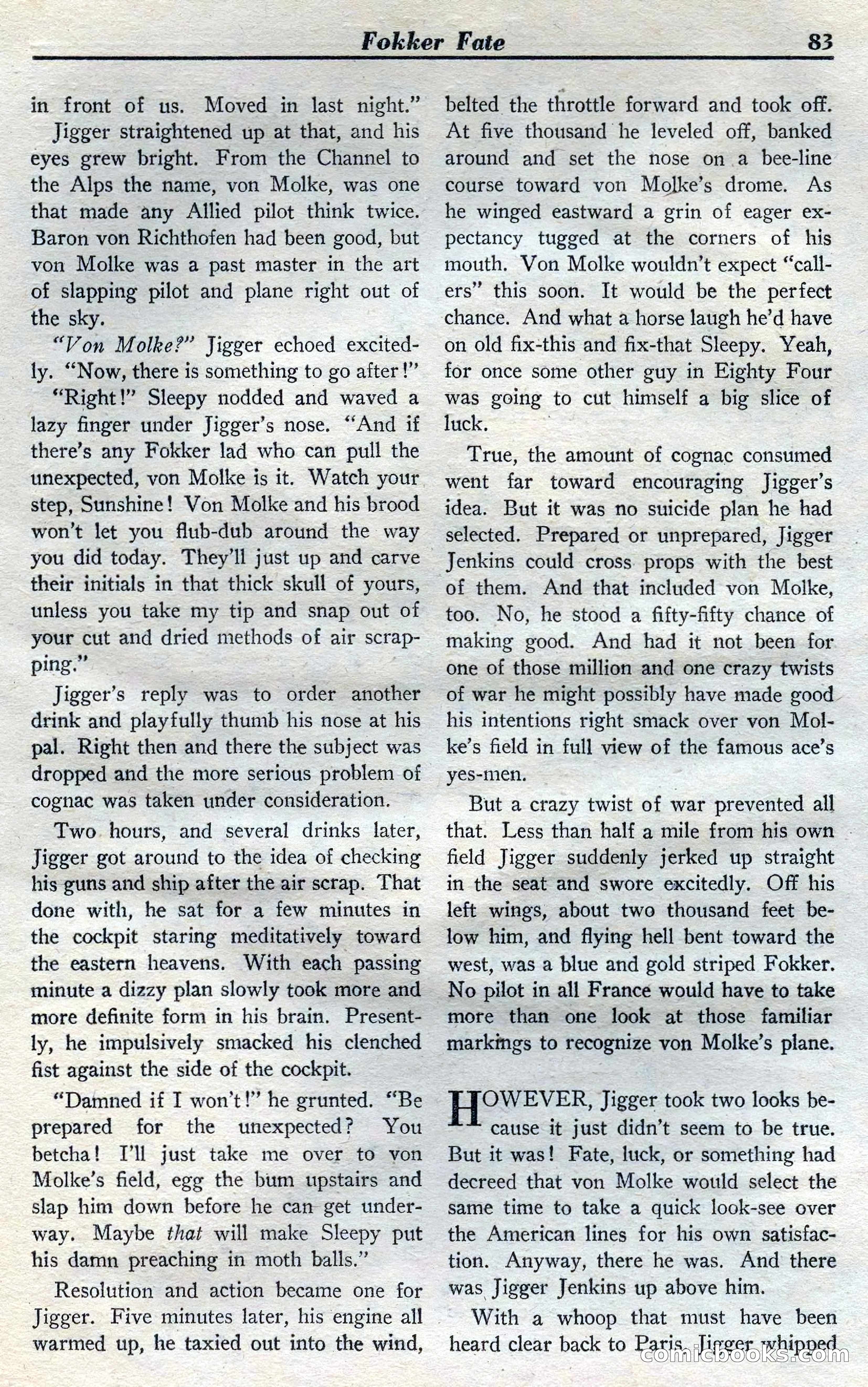 Dare-Devil Aces, April 1937 — page 85 of 117