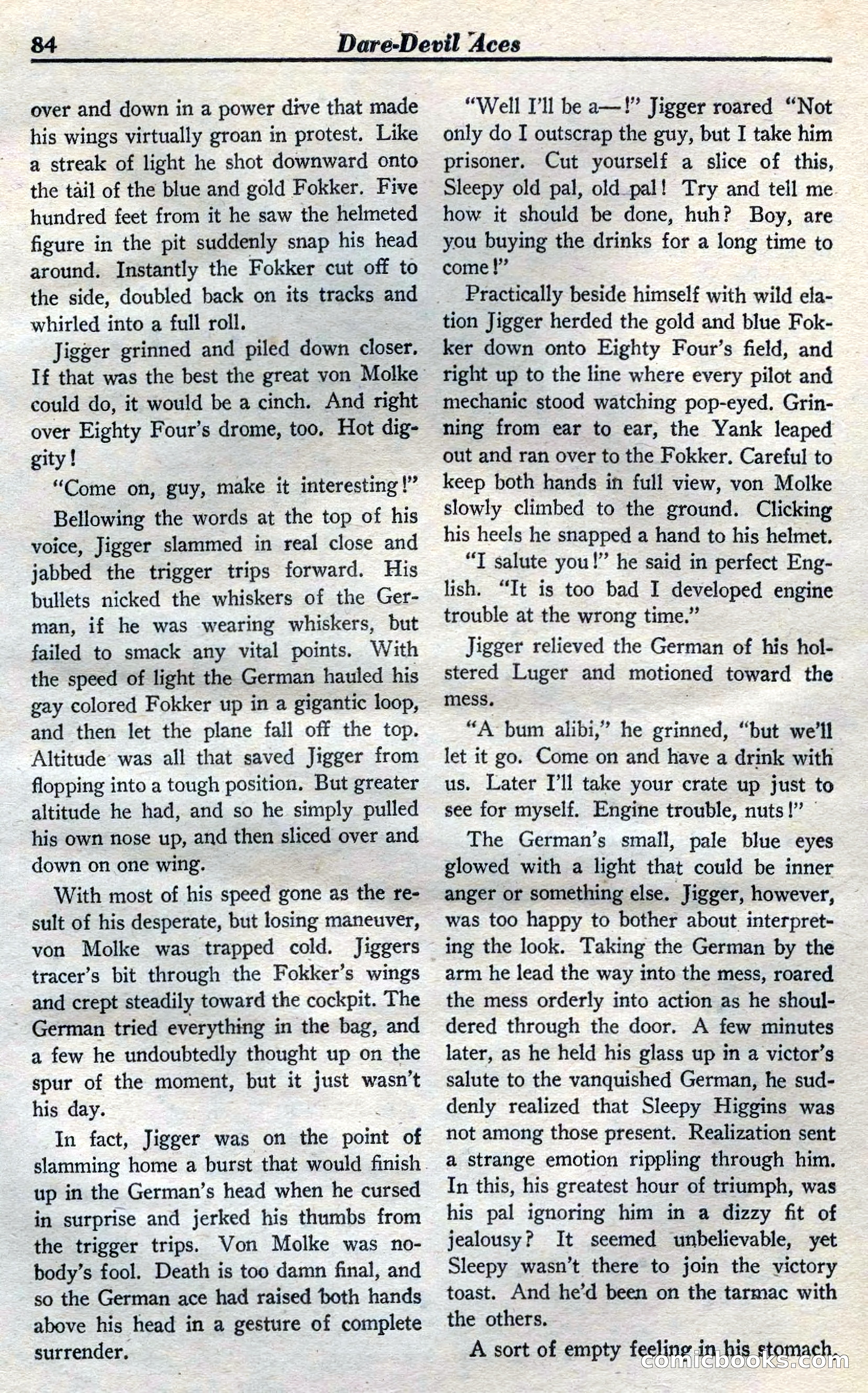 Dare-Devil Aces, April 1937 — page 86 of 117