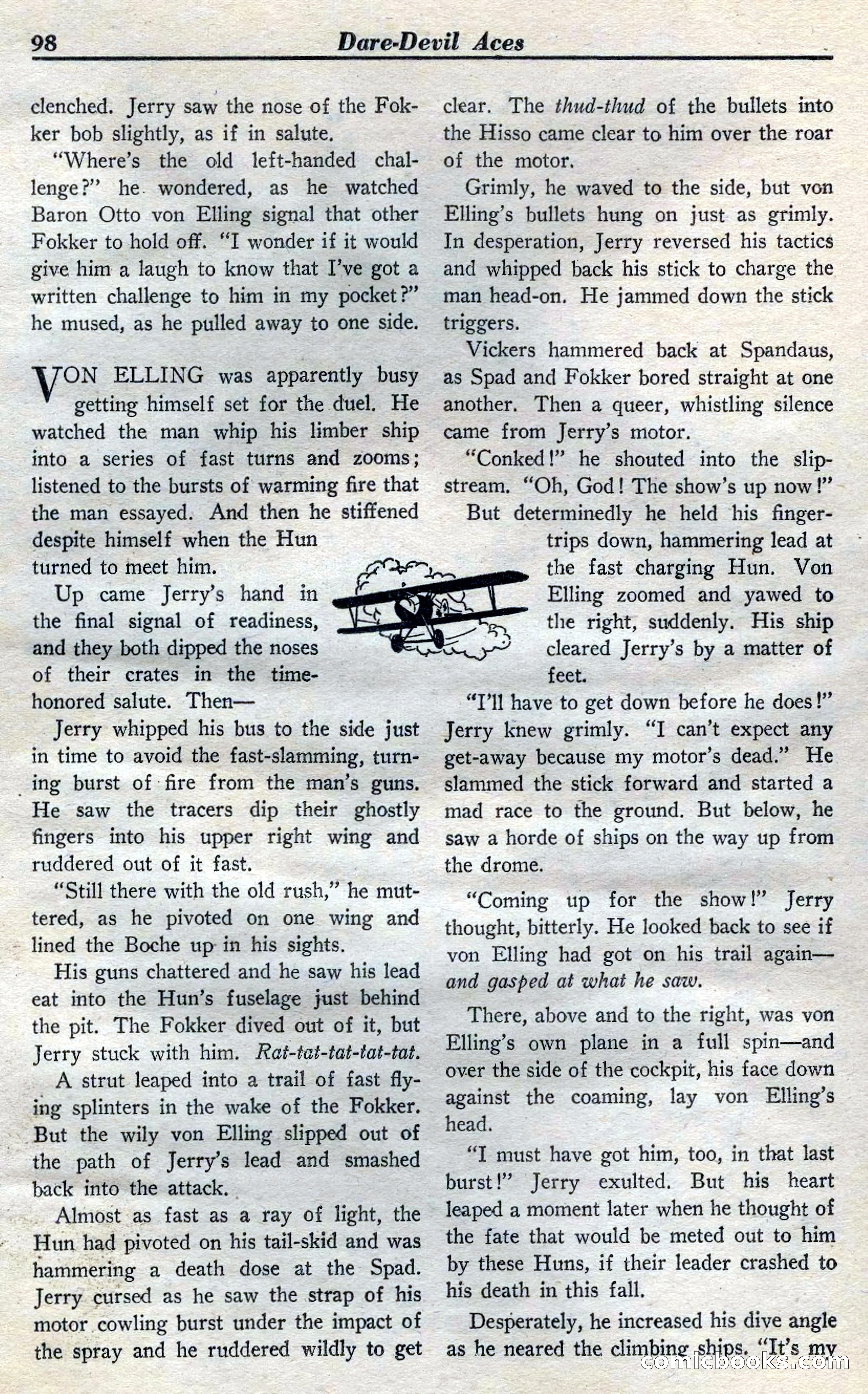 Dare-Devil Aces, April 1937 — page 100 of 117