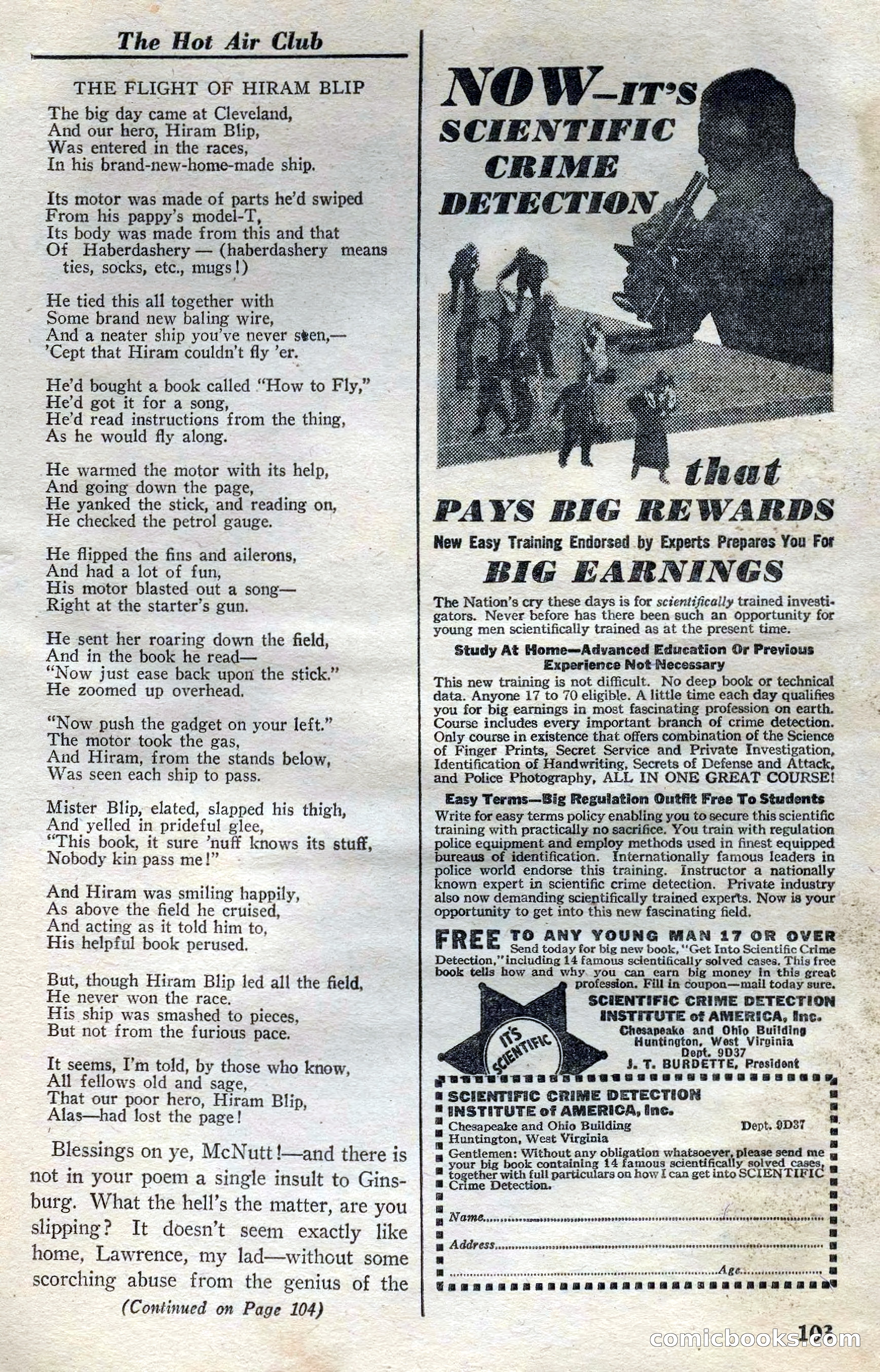 Dare-Devil Aces, April 1937 — page 105 of 117