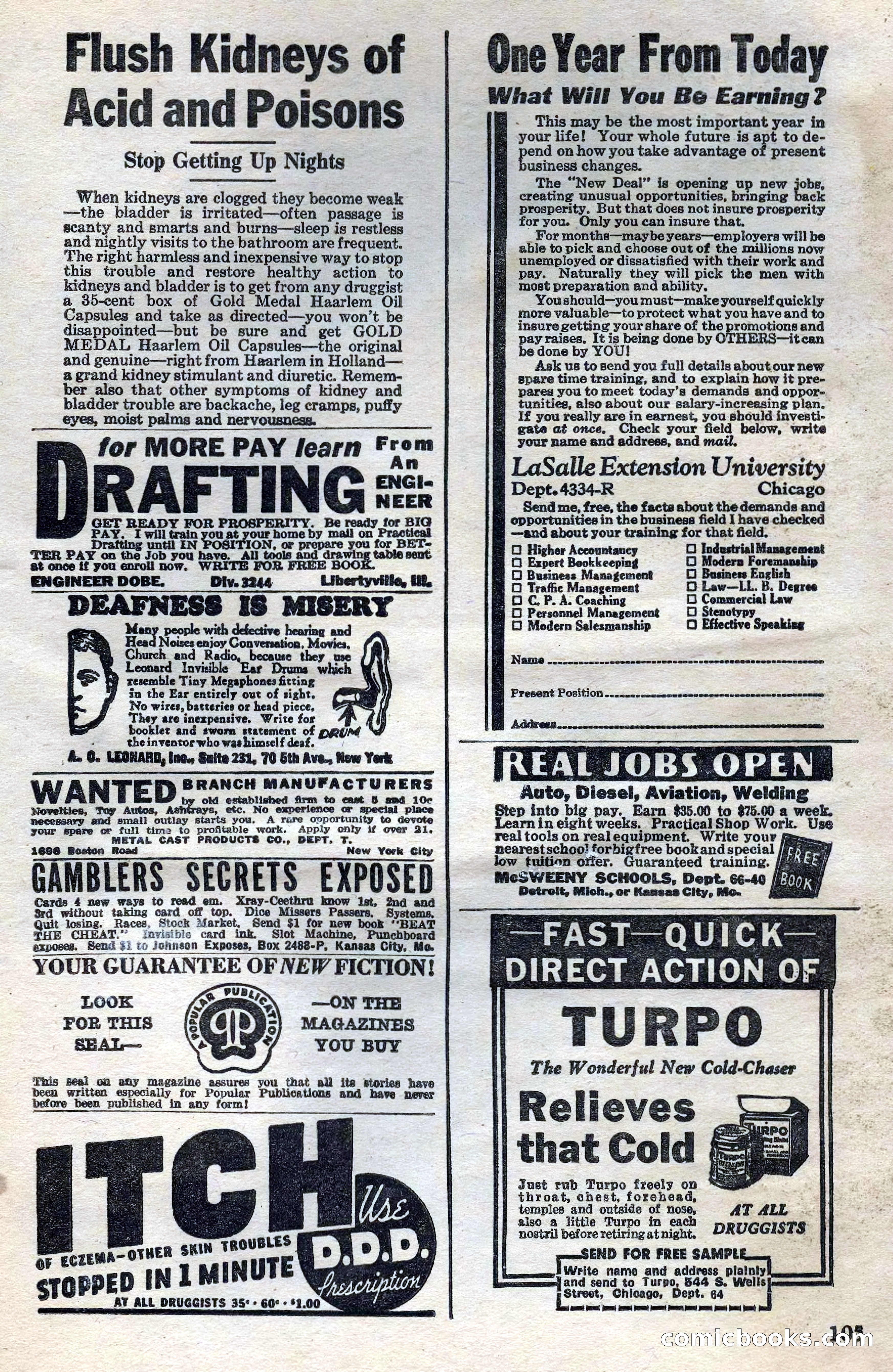 Dare-Devil Aces, April 1937 — page 107 of 117