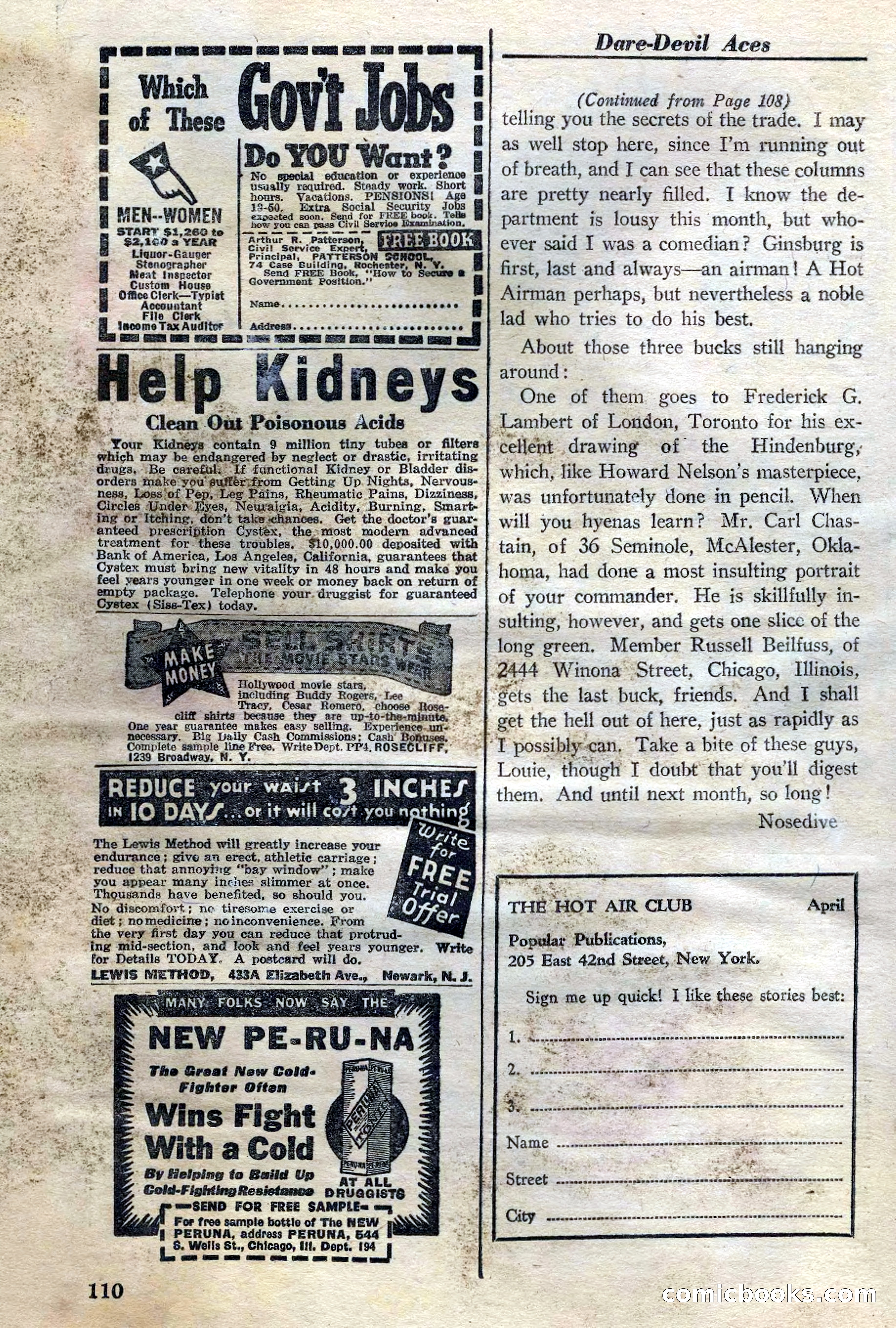Dare-Devil Aces, April 1937 — page 112 of 117